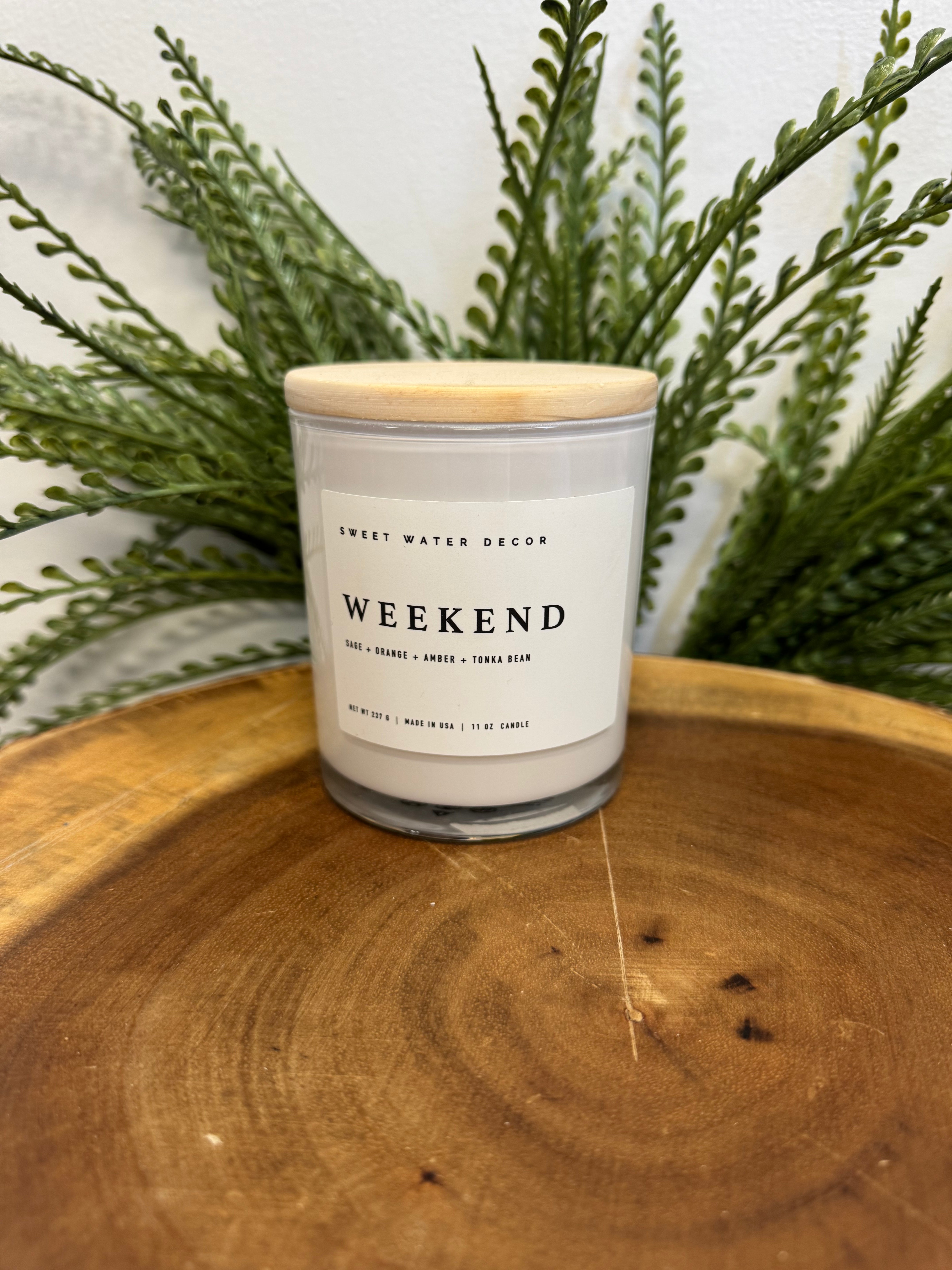 Sweet Water Decor 11 oz Candle-Candles-sweet water decor-The Silo Boutique, Women's Fashion Boutique Located in Warren and Grand Forks North Dakota
