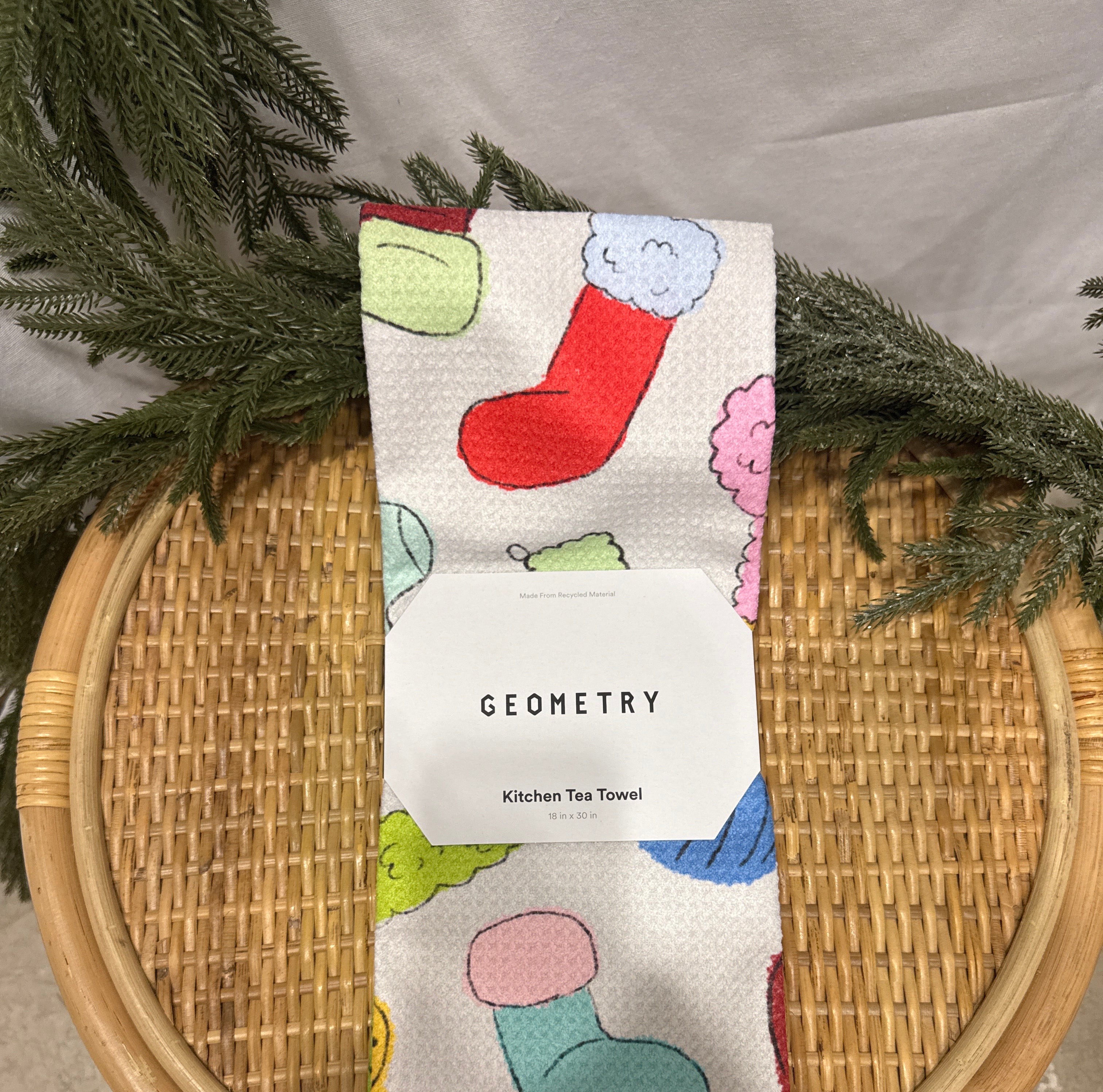 Geometry Tea Towel-dish cloth-geometry-The Silo Boutique, Women's Fashion Boutique Located in Warren and Grand Forks North Dakota