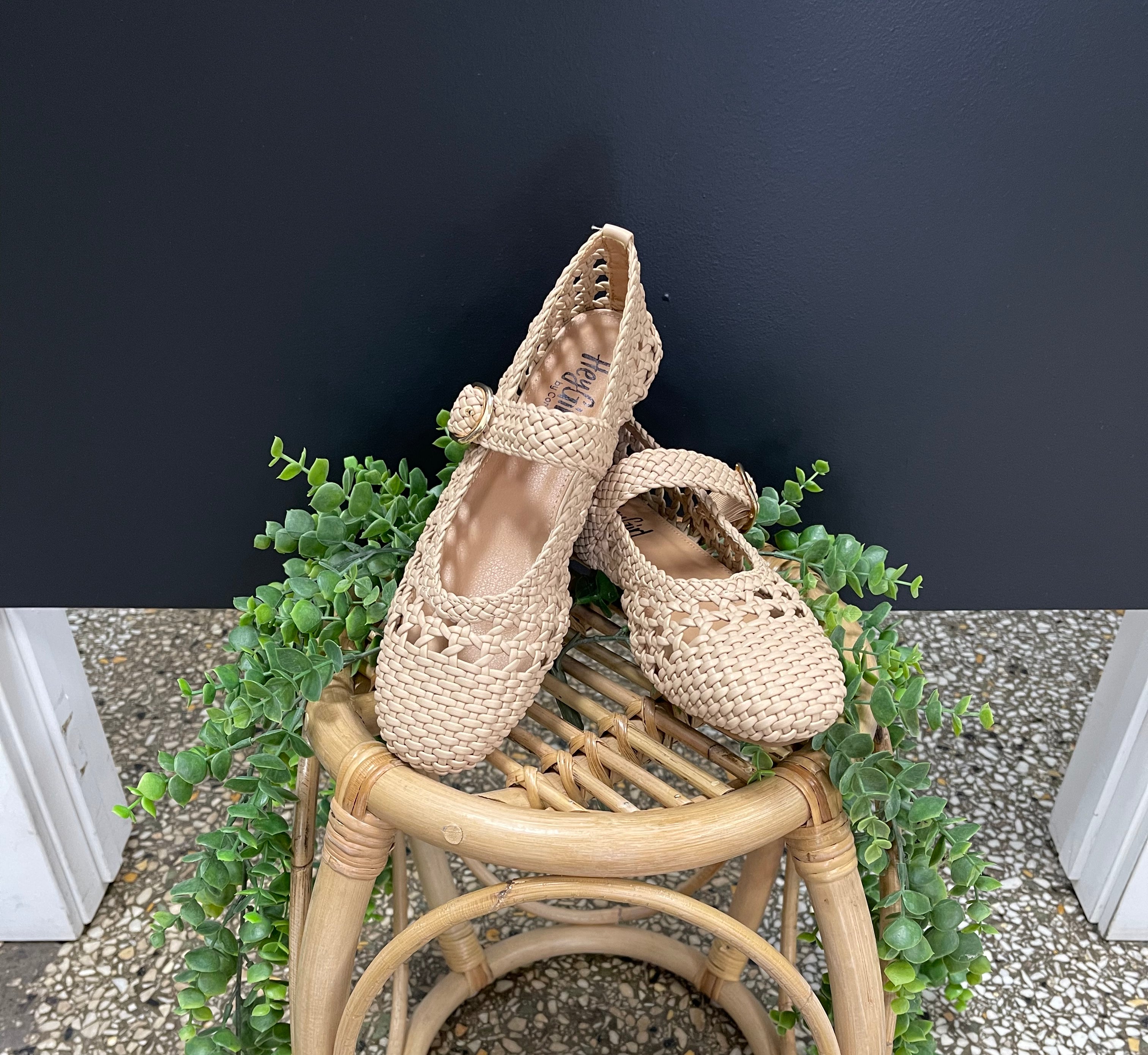 Camel Corky's Mixed Feelings Ballet Flat Shoe-Shoes-corkys-The Silo Boutique, Women's Fashion Boutique Located in Warren and Grand Forks North Dakota