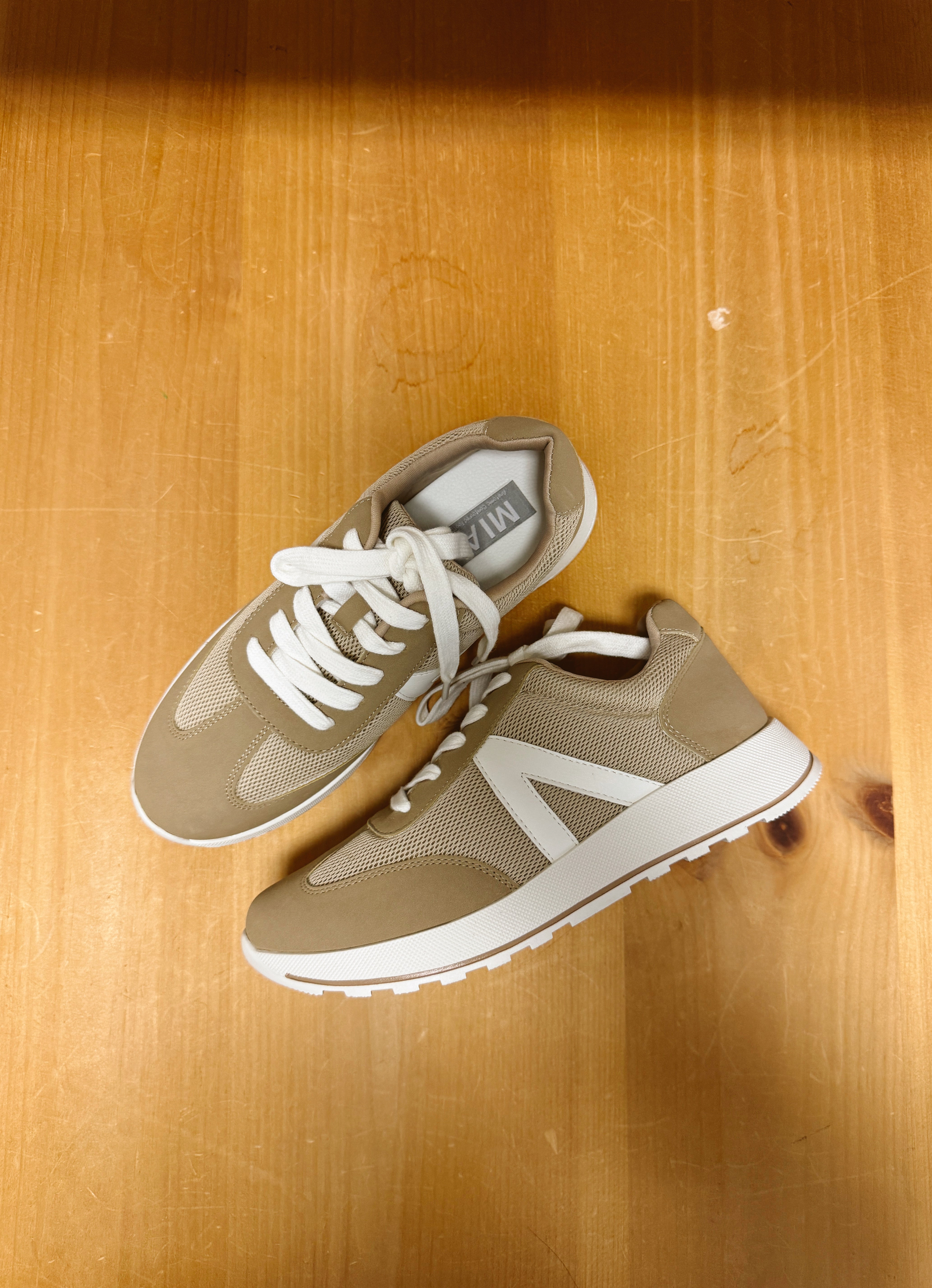 MIA Caddy Sneaker Light Sand-Sneakers-MIA-The Silo Boutique, Women's Fashion Boutique Located in Warren and Grand Forks North Dakota