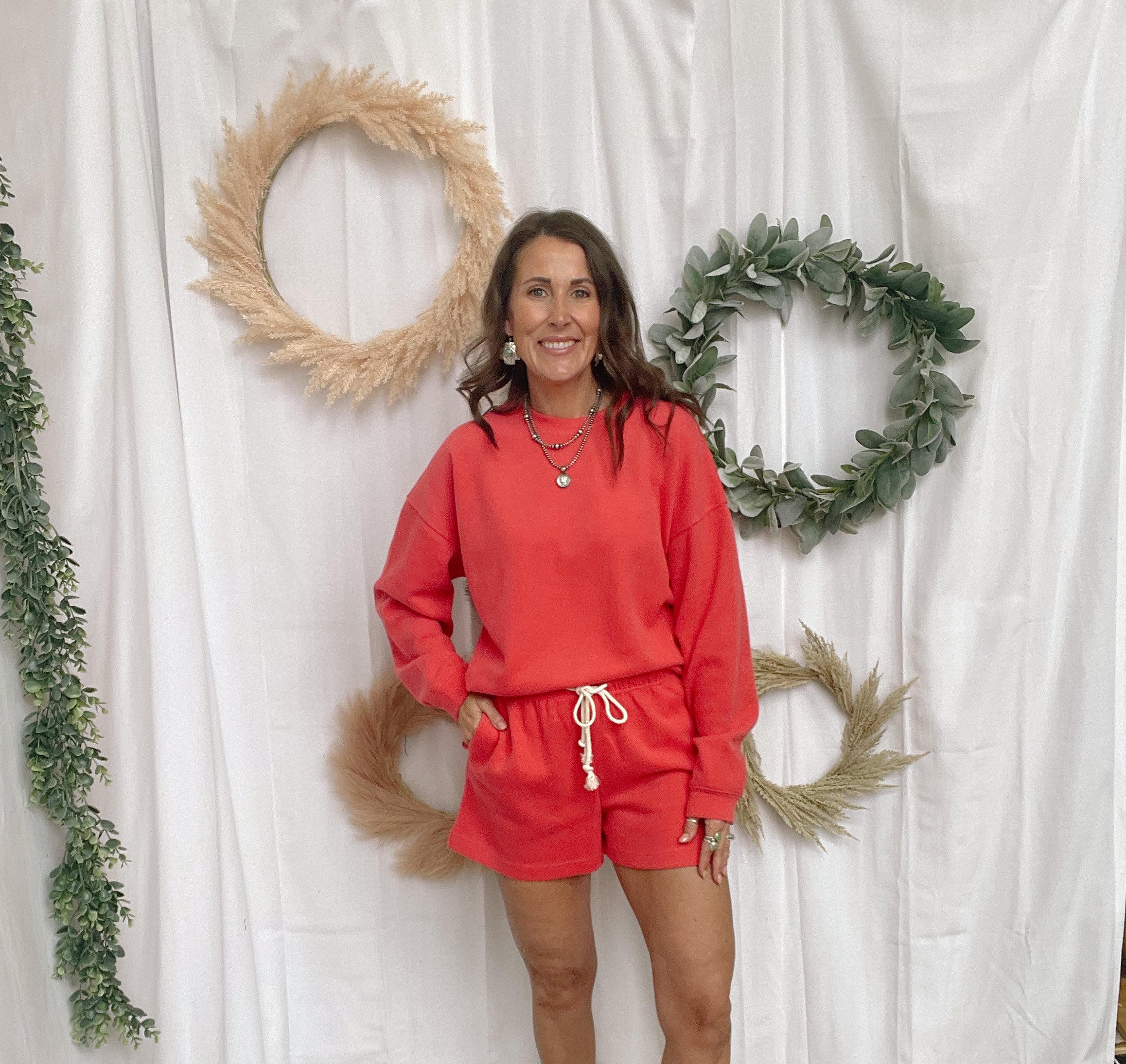 Papaya So Soft Short Set-Outfit Sets-wishlist-The Silo Boutique, Women's Fashion Boutique Located in Warren and Grand Forks North Dakota