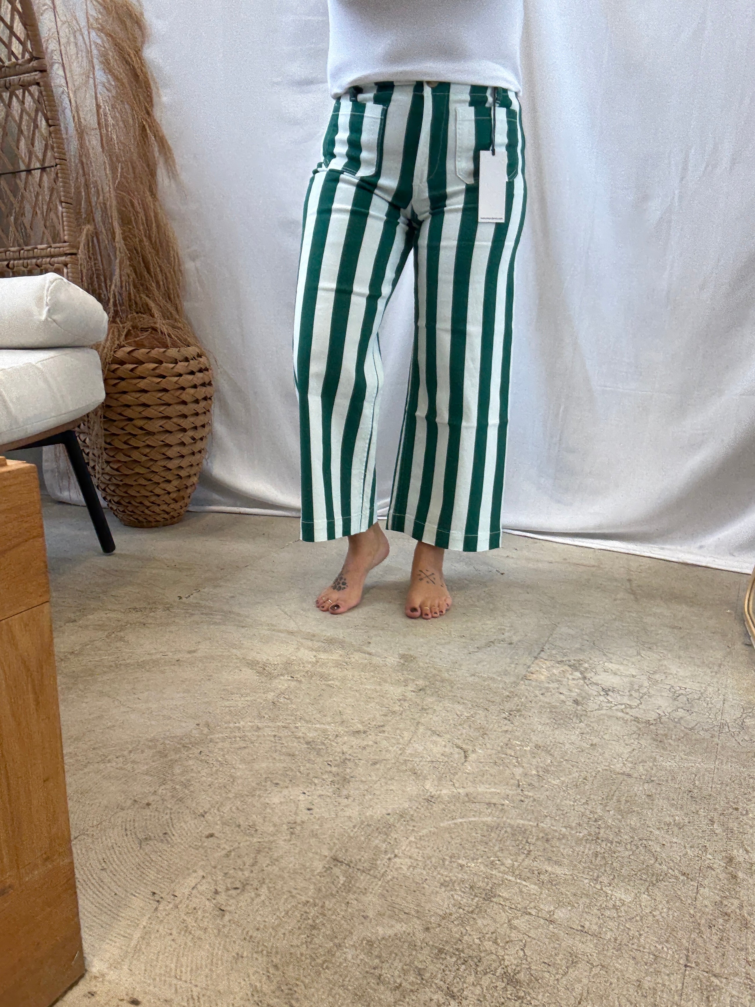 Mica Tropical Rain Forest Jeans-Jeans-mica-The Silo Boutique, Women's Fashion Boutique Located in Warren and Grand Forks North Dakota