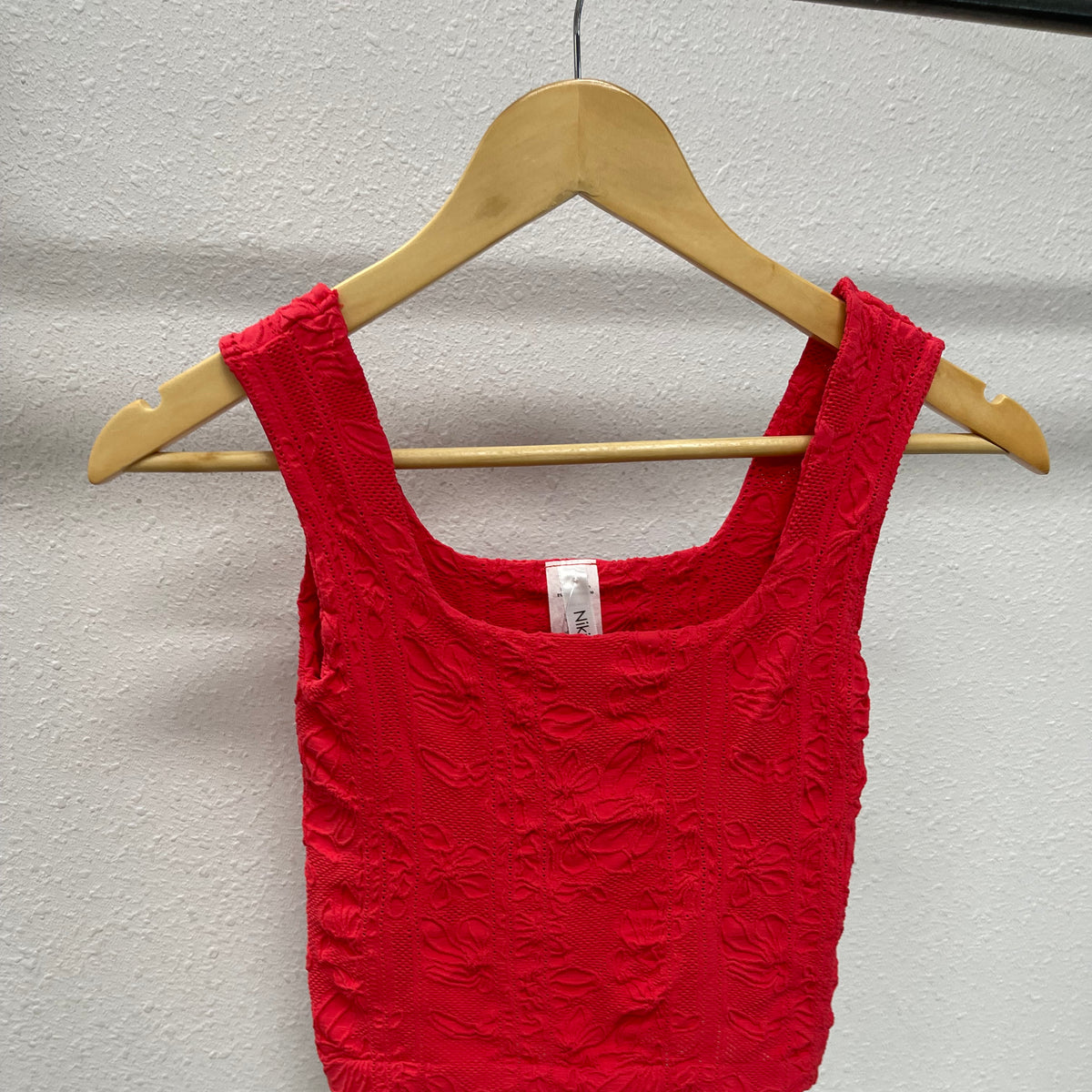 NikiBiki Double Lace Tank Top-Tank Tops-nikibiki-The Silo Boutique, Women's Fashion Boutique Located in Warren and Grand Forks North Dakota