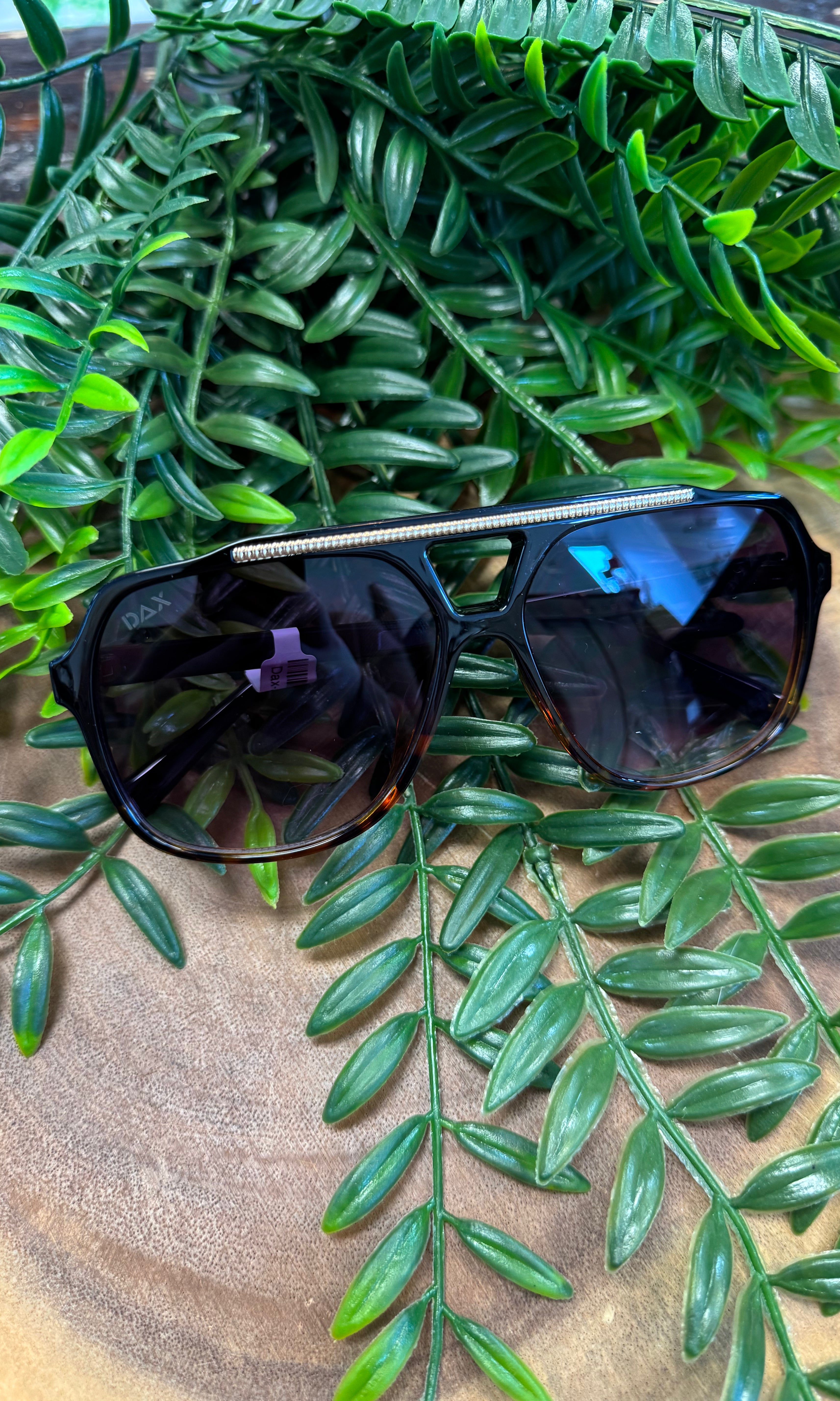 Dax Astrid Aviator Gradient Cheetah Sunglasses-Sunglasses-dax-The Silo Boutique, Women's Fashion Boutique Located in Warren and Grand Forks North Dakota