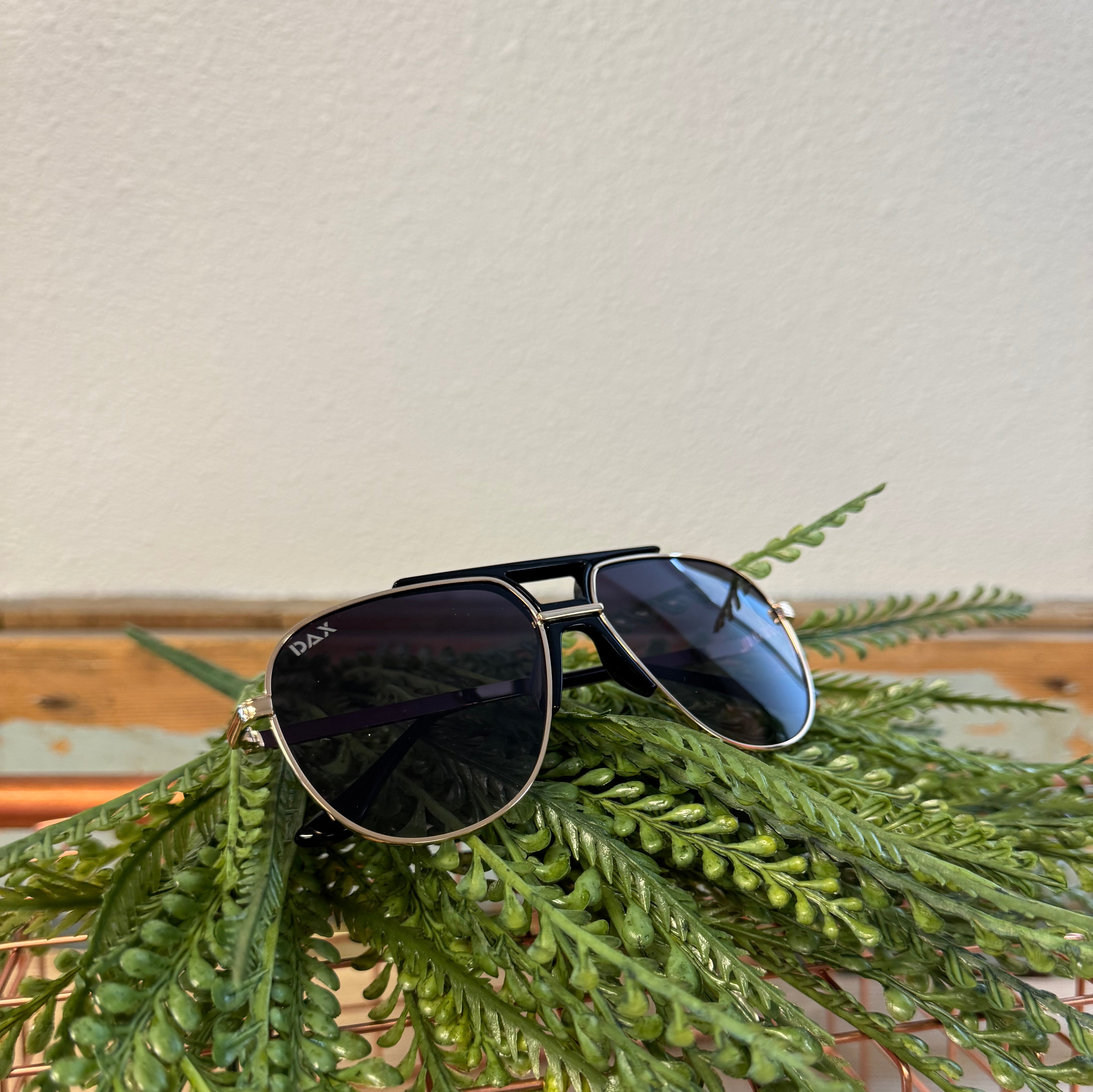 Dax Brooks Black Sunglasses-Sunglasses-dax-The Silo Boutique, Women's Fashion Boutique Located in Warren and Grand Forks North Dakota
