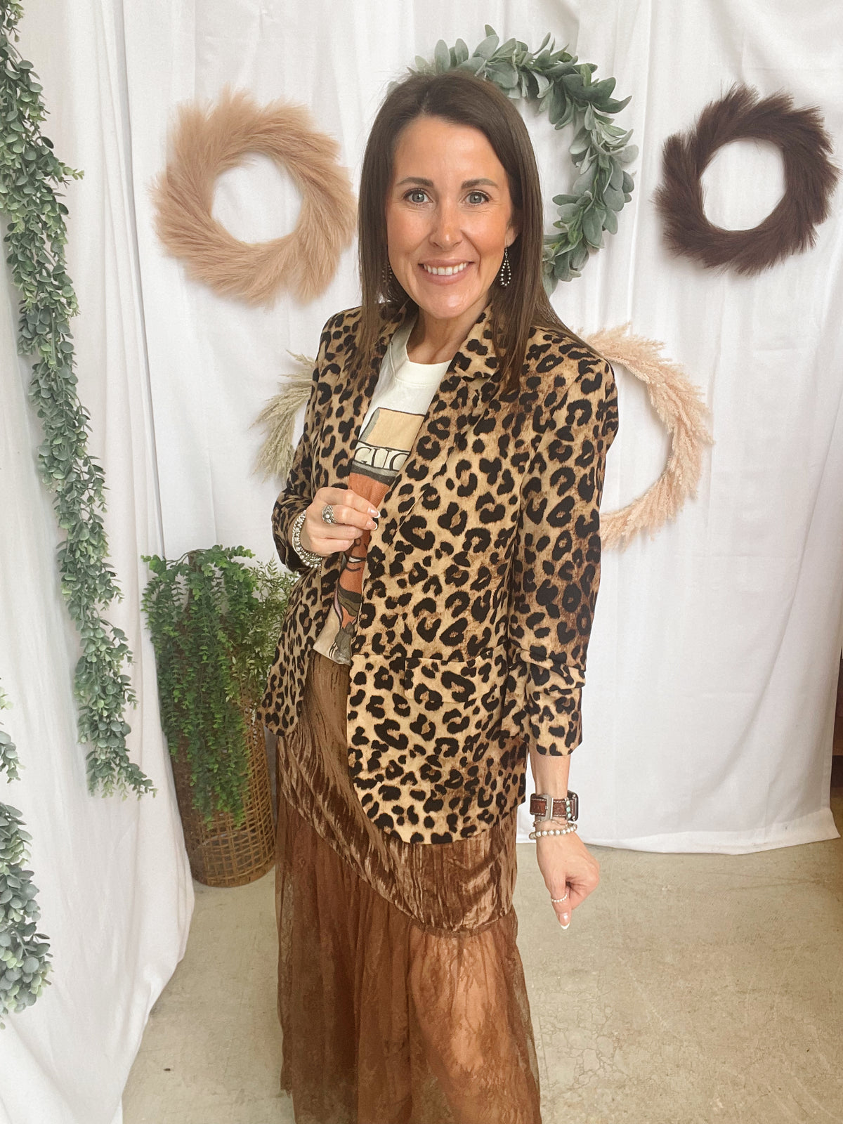Wild Classic Blazer-Blazers-oddi-The Silo Boutique, Women's Fashion Boutique Located in Warren and Grand Forks North Dakota