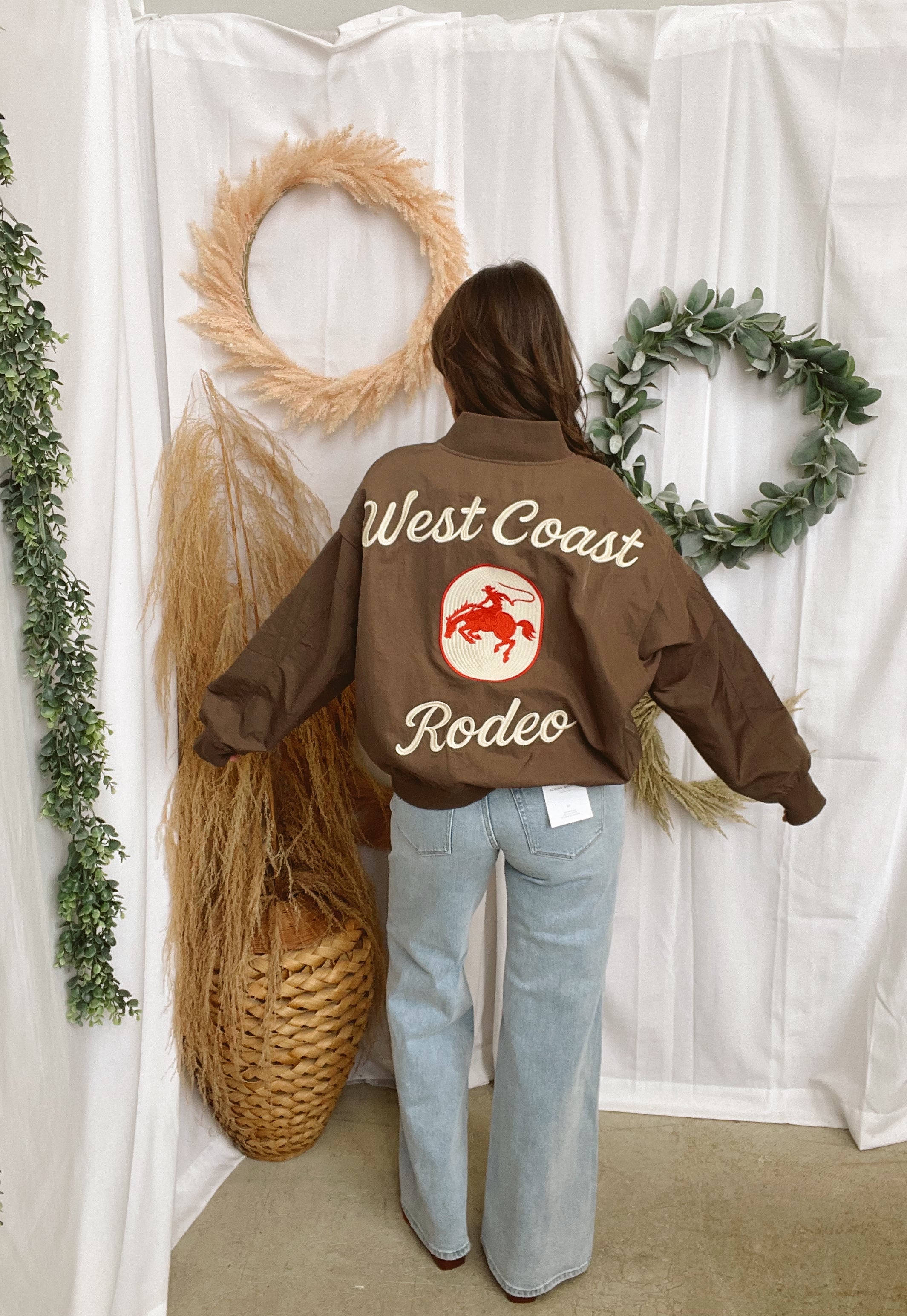 Mocha Mouse Rodeo Jacket(No Discounts Apply)-Coats & Jackets-davi-The Silo Boutique, Women's Fashion Boutique Located in Warren and Grand Forks North Dakota