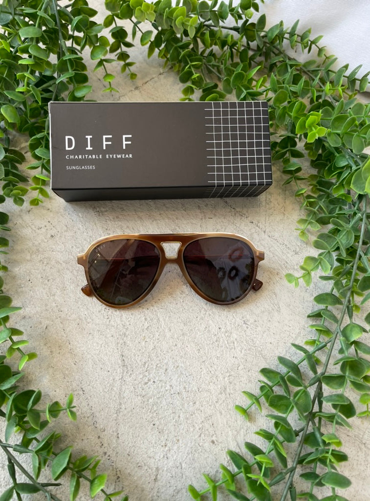 Diff Sunglasses - Tosca III Tawny Tortoise-Sunglasses-Diff-The Silo Boutique, Women's Fashion Boutique Located in Warren and Grand Forks North Dakota