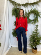 The Classic Staple Cardigan-Red-Cardigans-mimosa-The Silo Boutique, Women's Fashion Boutique Located in Warren and Grand Forks North Dakota