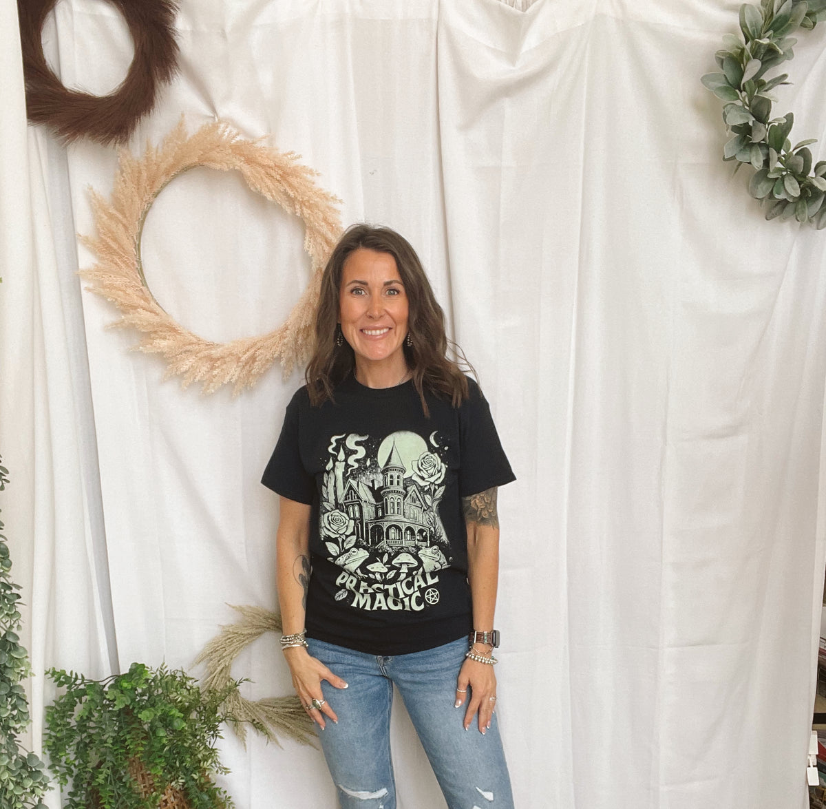 Practical Magic Graphic Tee-Graphic Tees-faire-The Silo Boutique, Women's Fashion Boutique Located in Warren and Grand Forks North Dakota