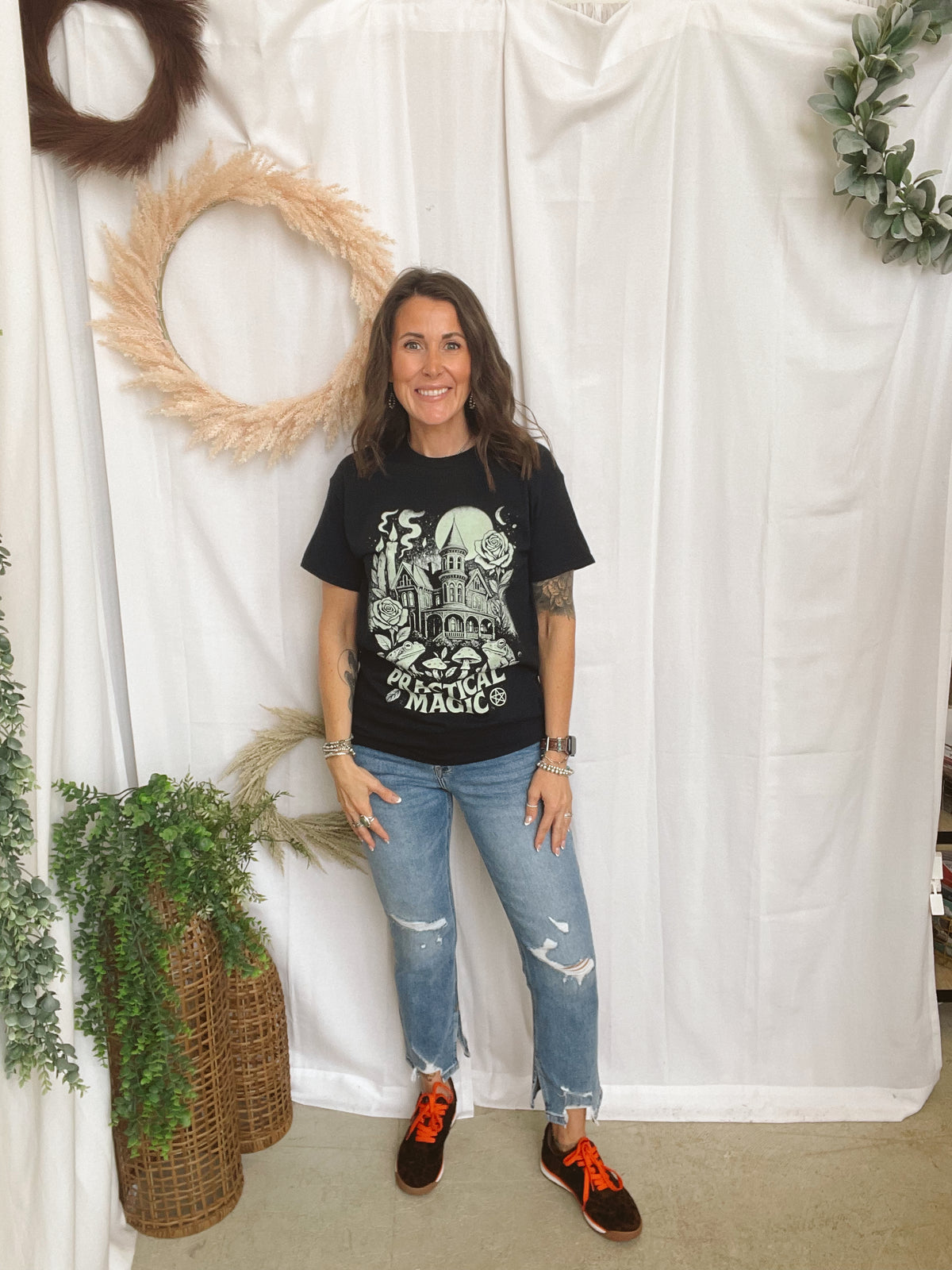 Practical Magic Graphic Tee-Graphic Tees-faire-The Silo Boutique, Women's Fashion Boutique Located in Warren and Grand Forks North Dakota