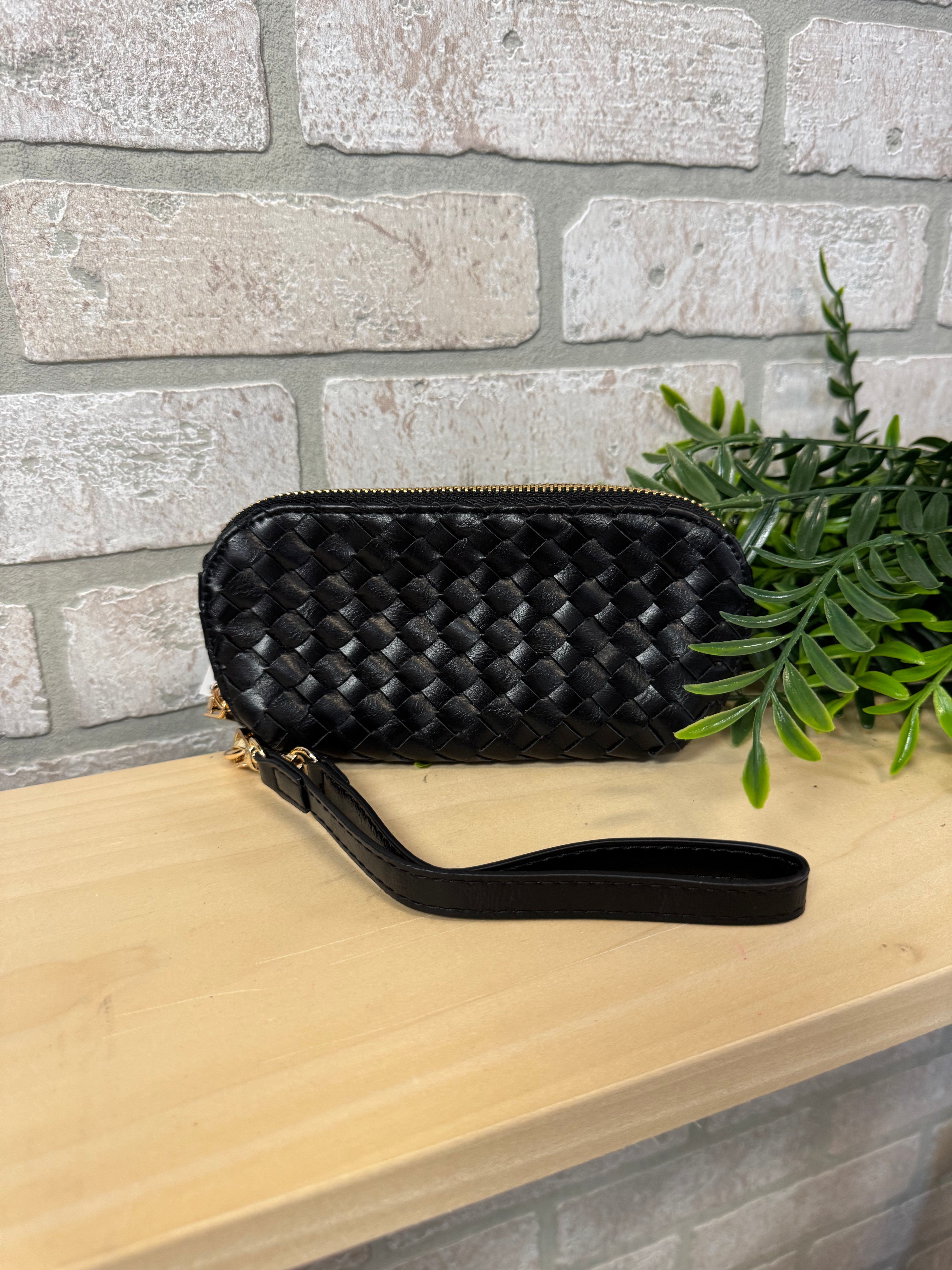 PS Dylan Sunglass Case Wristlet-Black-Crossbody Purses-Jen and Co-The Silo Boutique, Women's Fashion Boutique Located in Warren and Grand Forks North Dakota