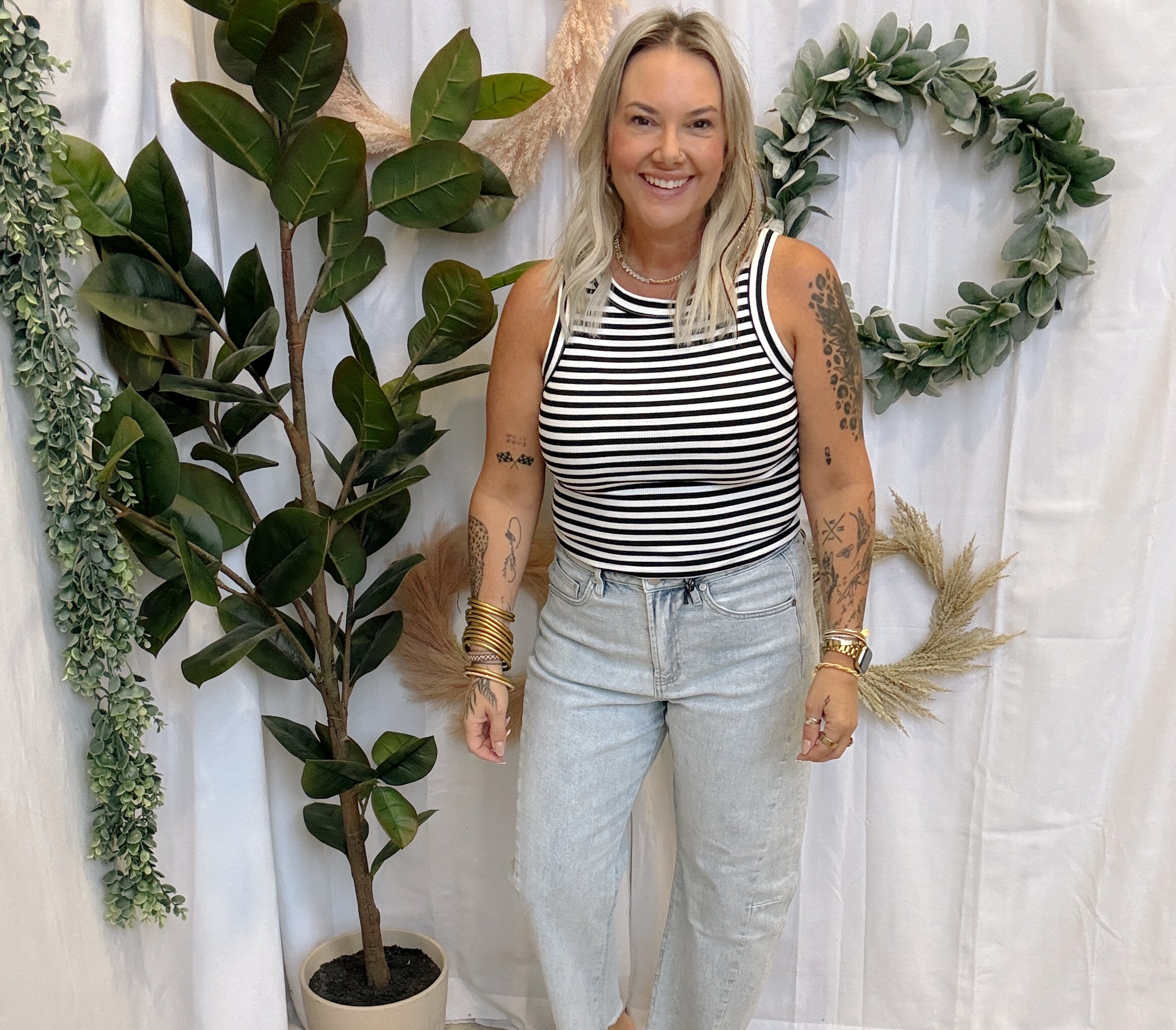 Mica Jeans Aid Blue-Jeans-mica-The Silo Boutique, Women's Fashion Boutique Located in Warren and Grand Forks North Dakota