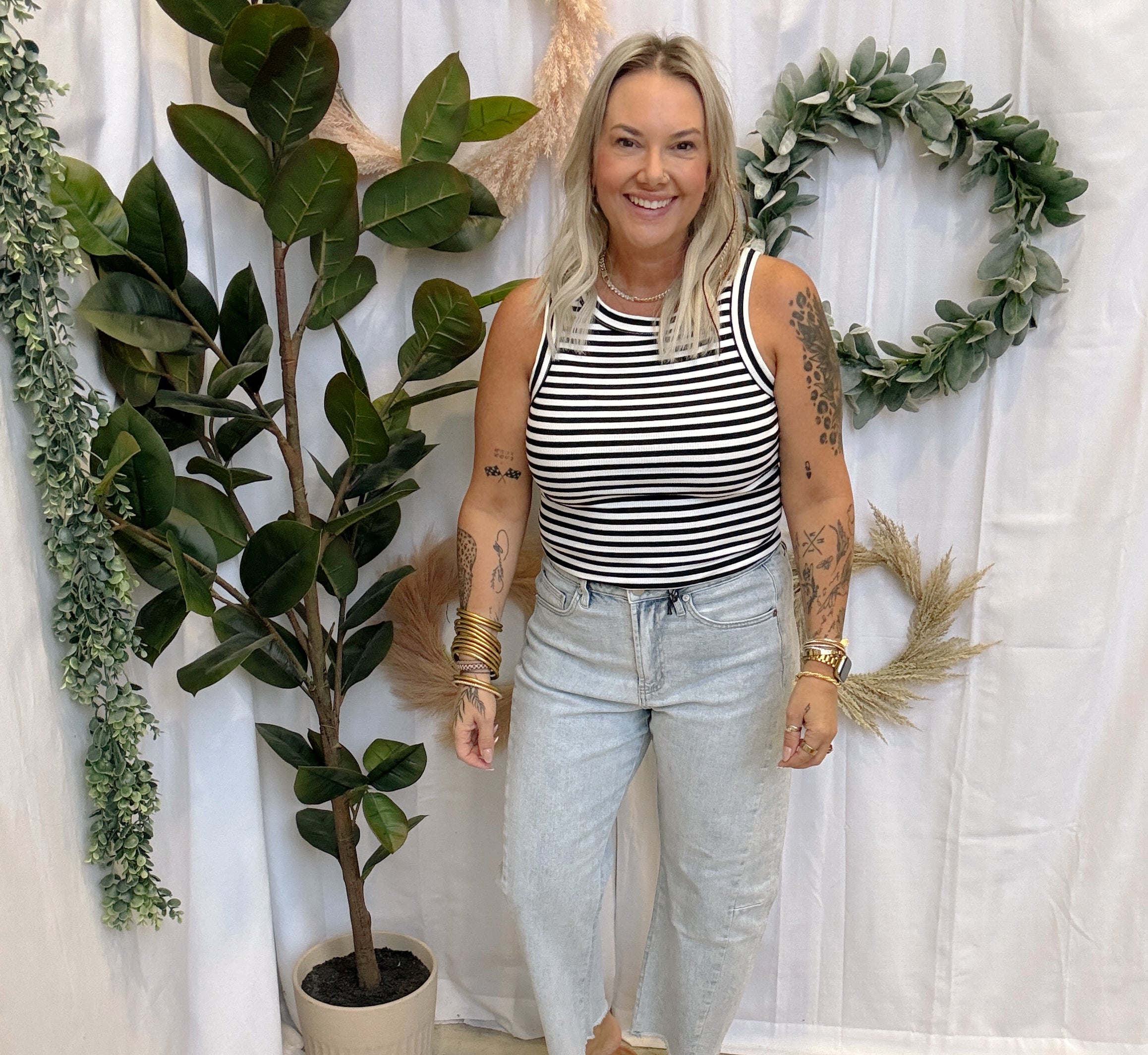 Mica Jeans Aid Blue-Jeans-mica-The Silo Boutique, Women's Fashion Boutique Located in Warren and Grand Forks North Dakota