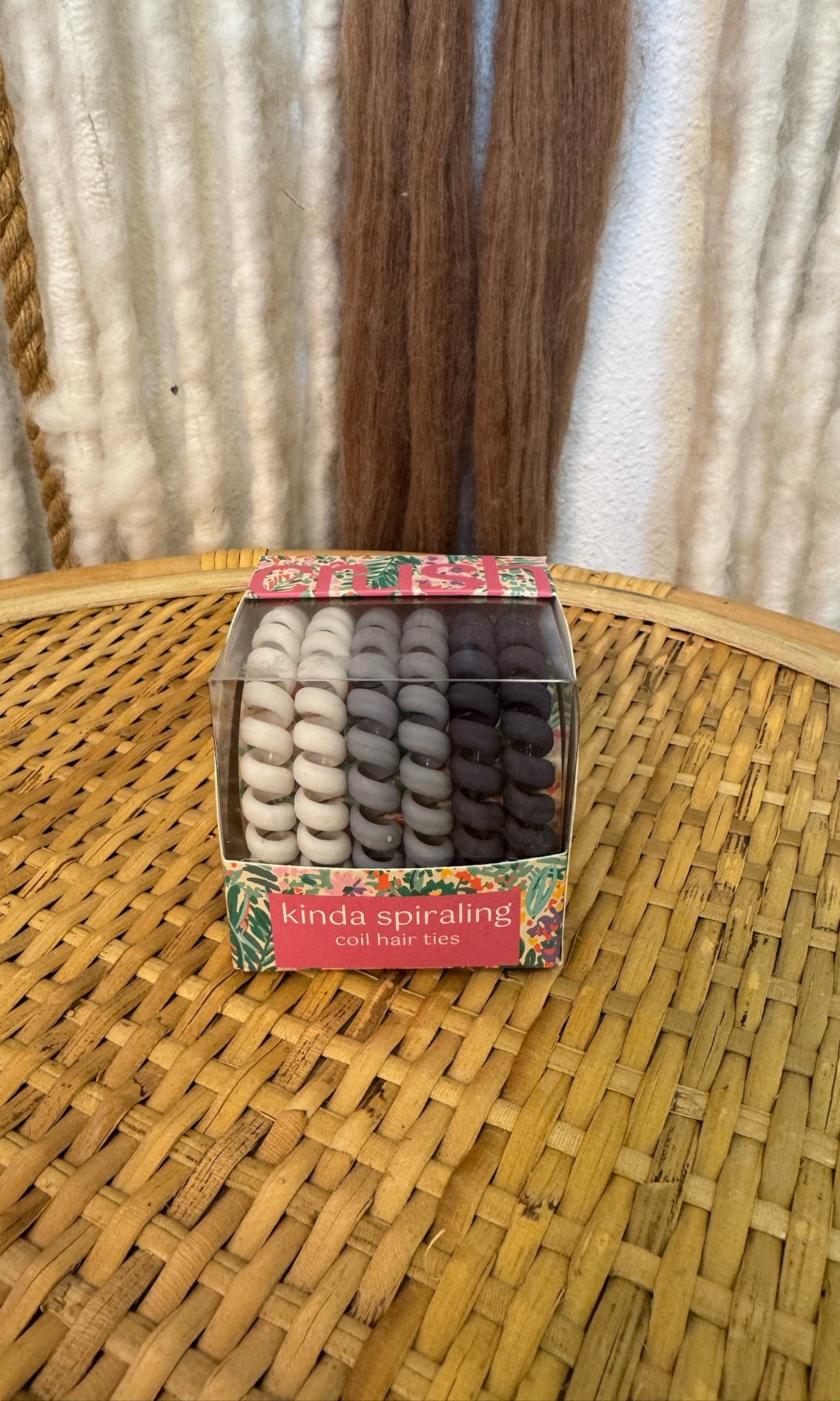 Crush Kinda Spiraling Coil Hair Ties-Hair Accessories-dm-The Silo Boutique, Women's Fashion Boutique Located in Warren and Grand Forks North Dakota
