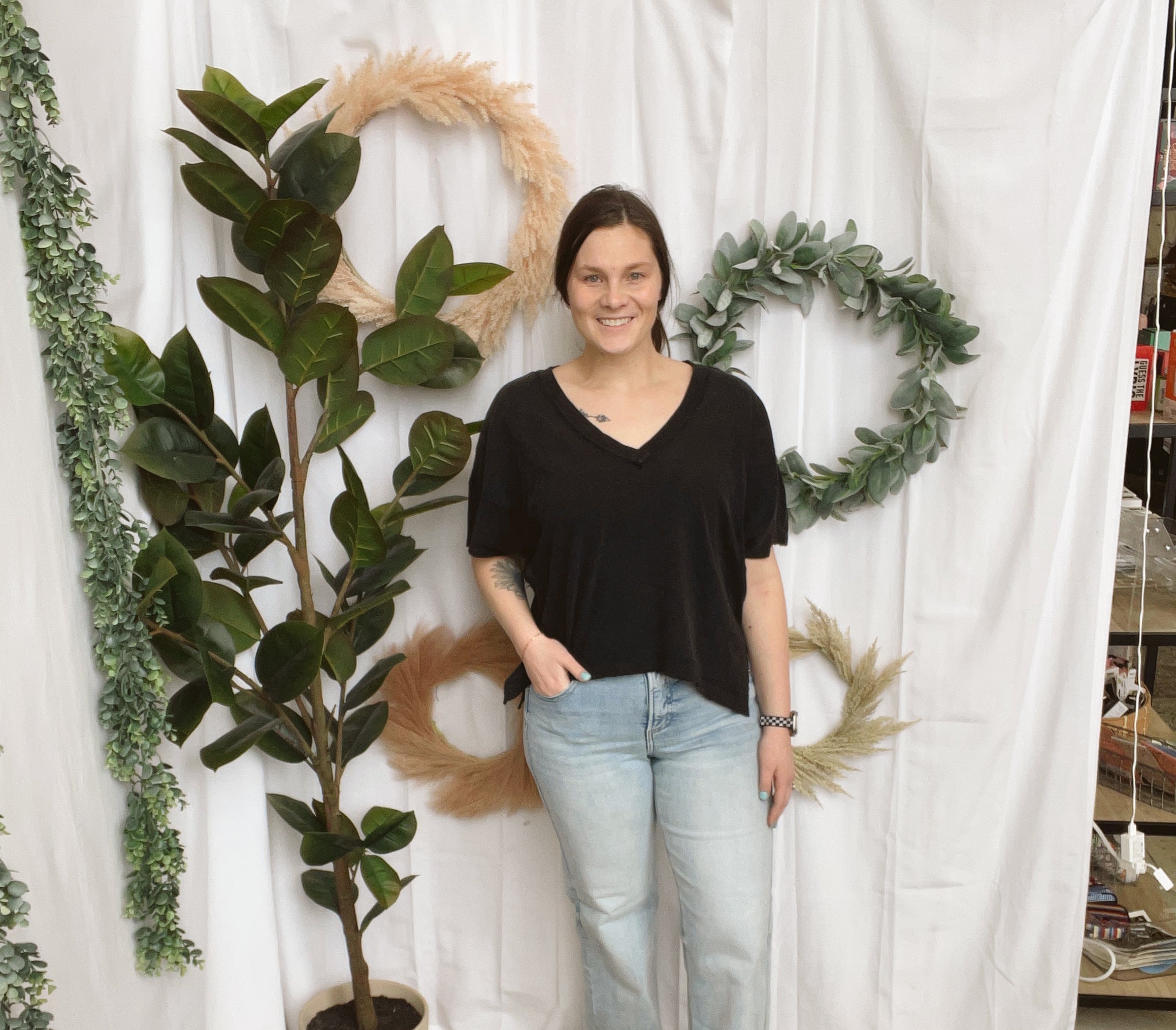 Risen Light Wash Cuff Jeans-Jeans-risen-The Silo Boutique, Women's Fashion Boutique Located in Warren and Grand Forks North Dakota