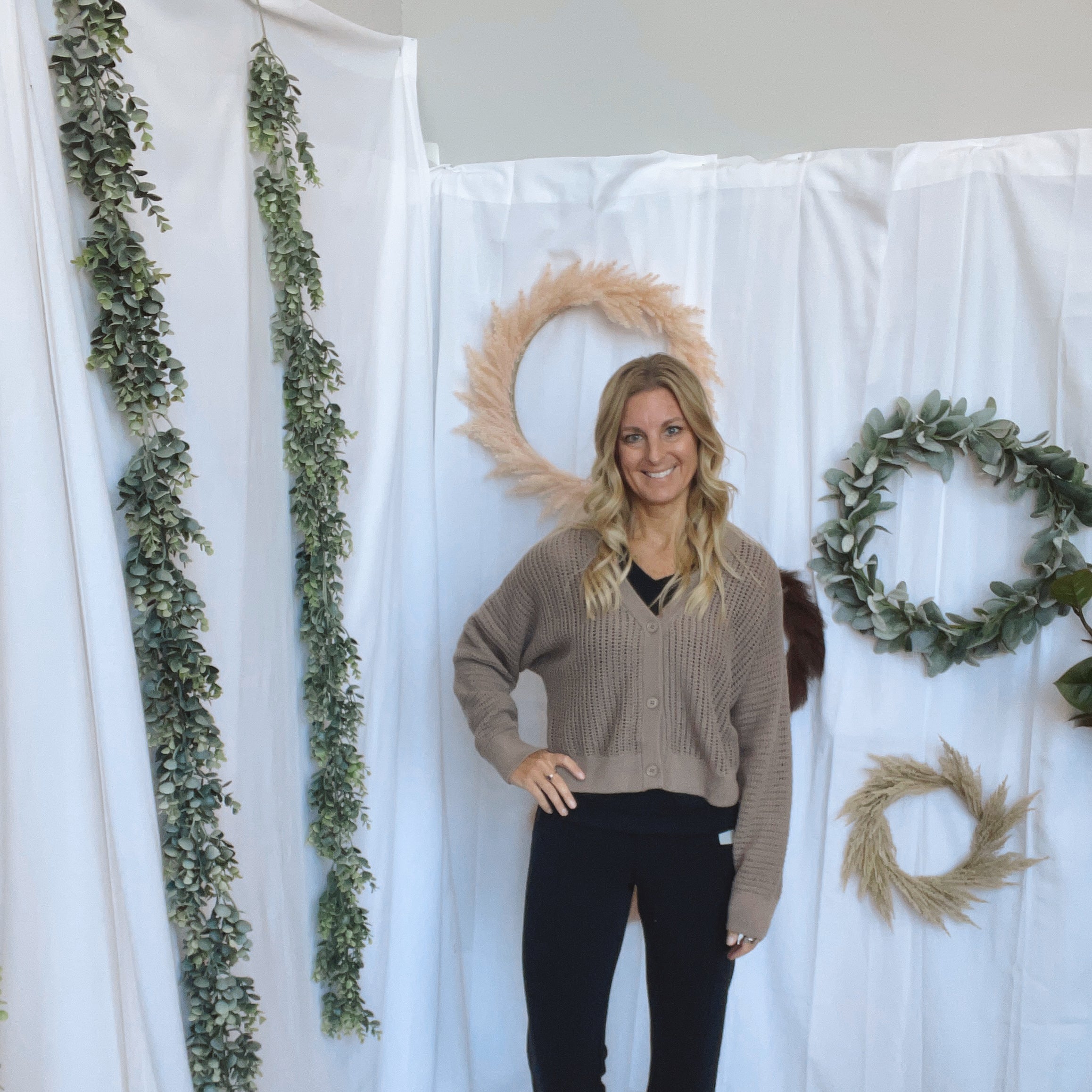 Coastal Crochet Sweater Top-Taupe-Sweaters-mono b-The Silo Boutique, Women's Fashion Boutique Located in Warren and Grand Forks North Dakota