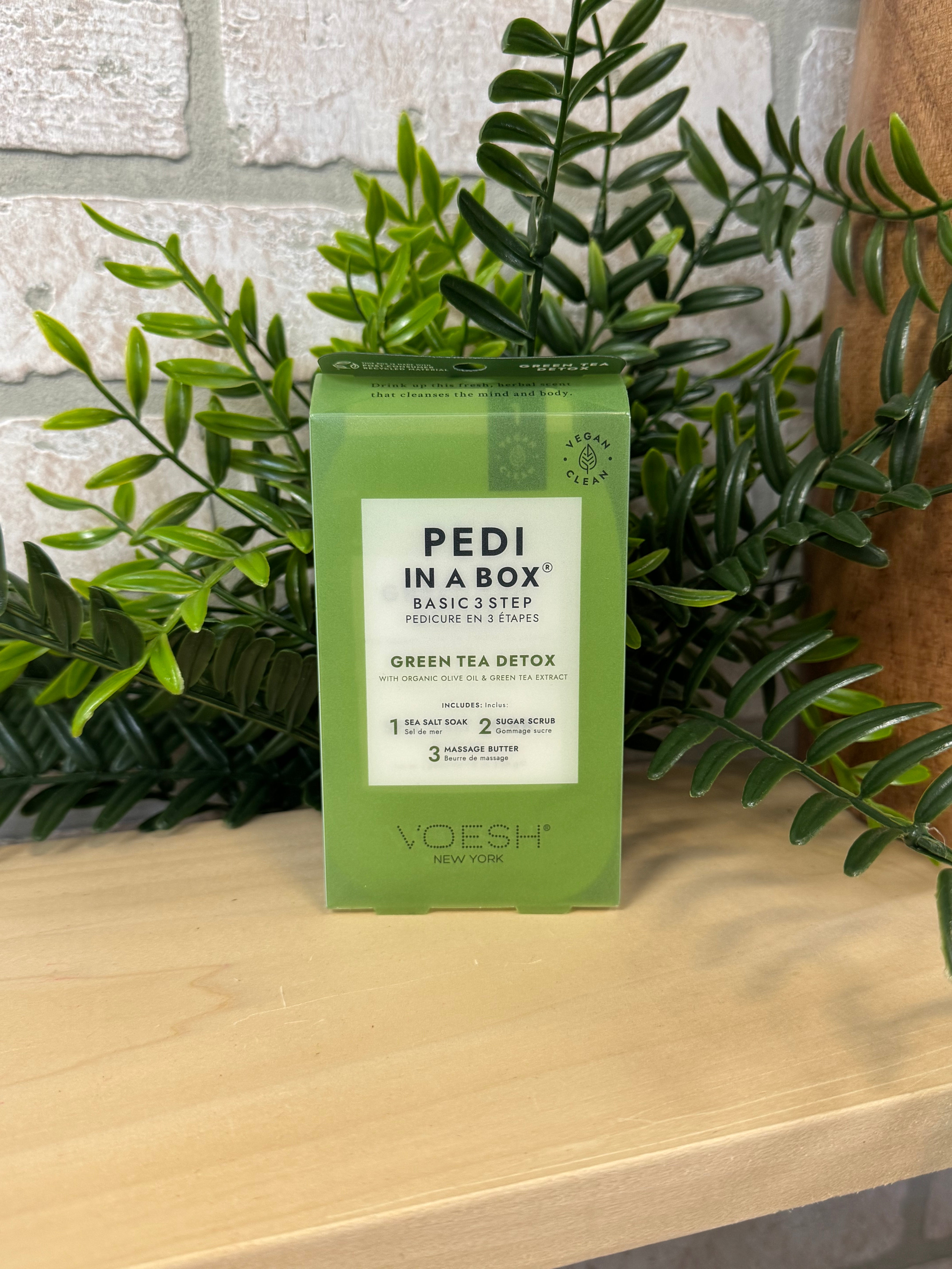 Pedi in a Box 3 Step-Green Tea Detox-Beauty-faire-The Silo Boutique, Women's Fashion Boutique Located in Warren and Grand Forks North Dakota