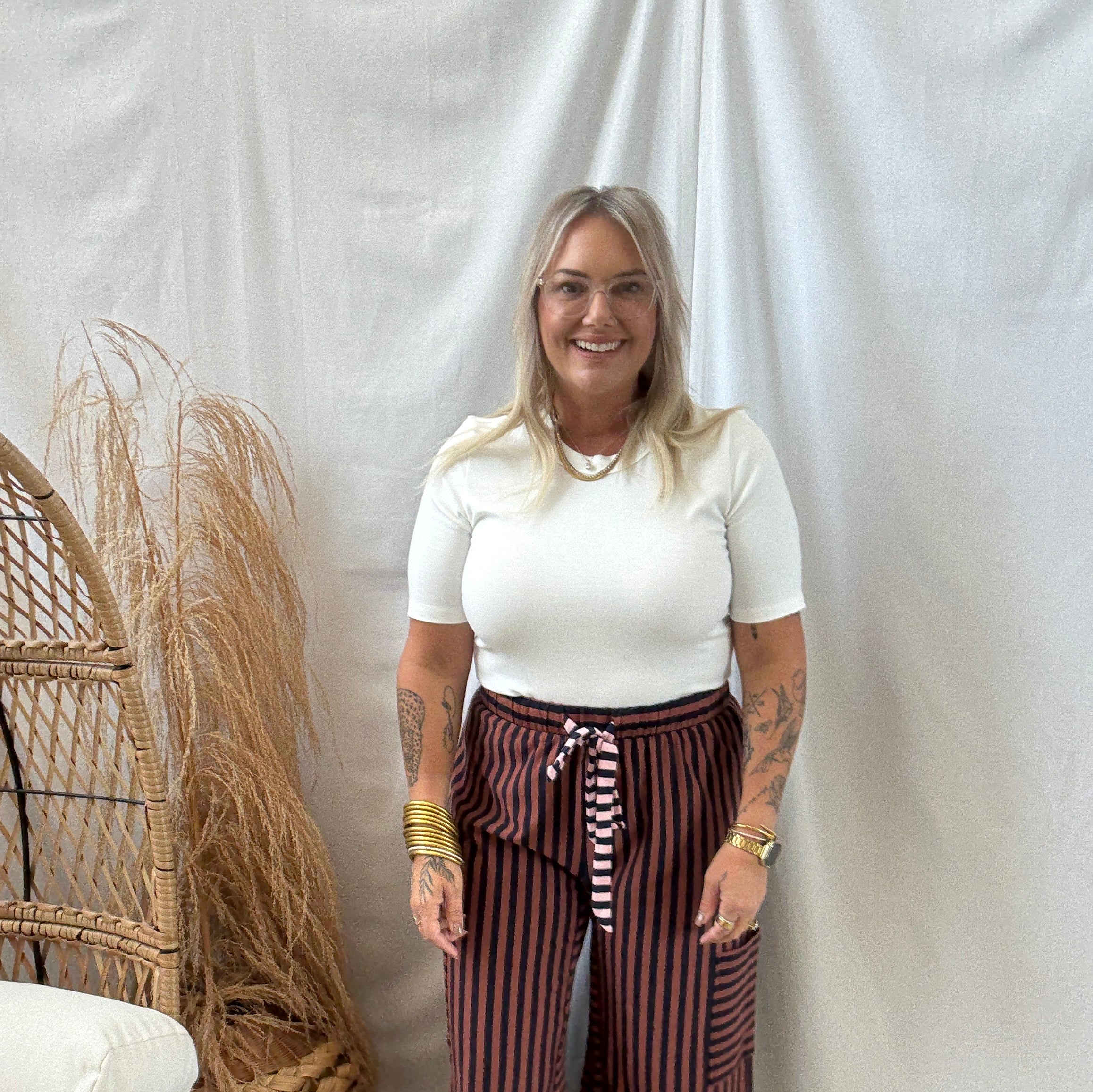 Be Cool Soft Short Sleeve Crew Top-White-Short Sleeve Tops-be cool-The Silo Boutique, Women's Fashion Boutique Located in Warren and Grand Forks North Dakota