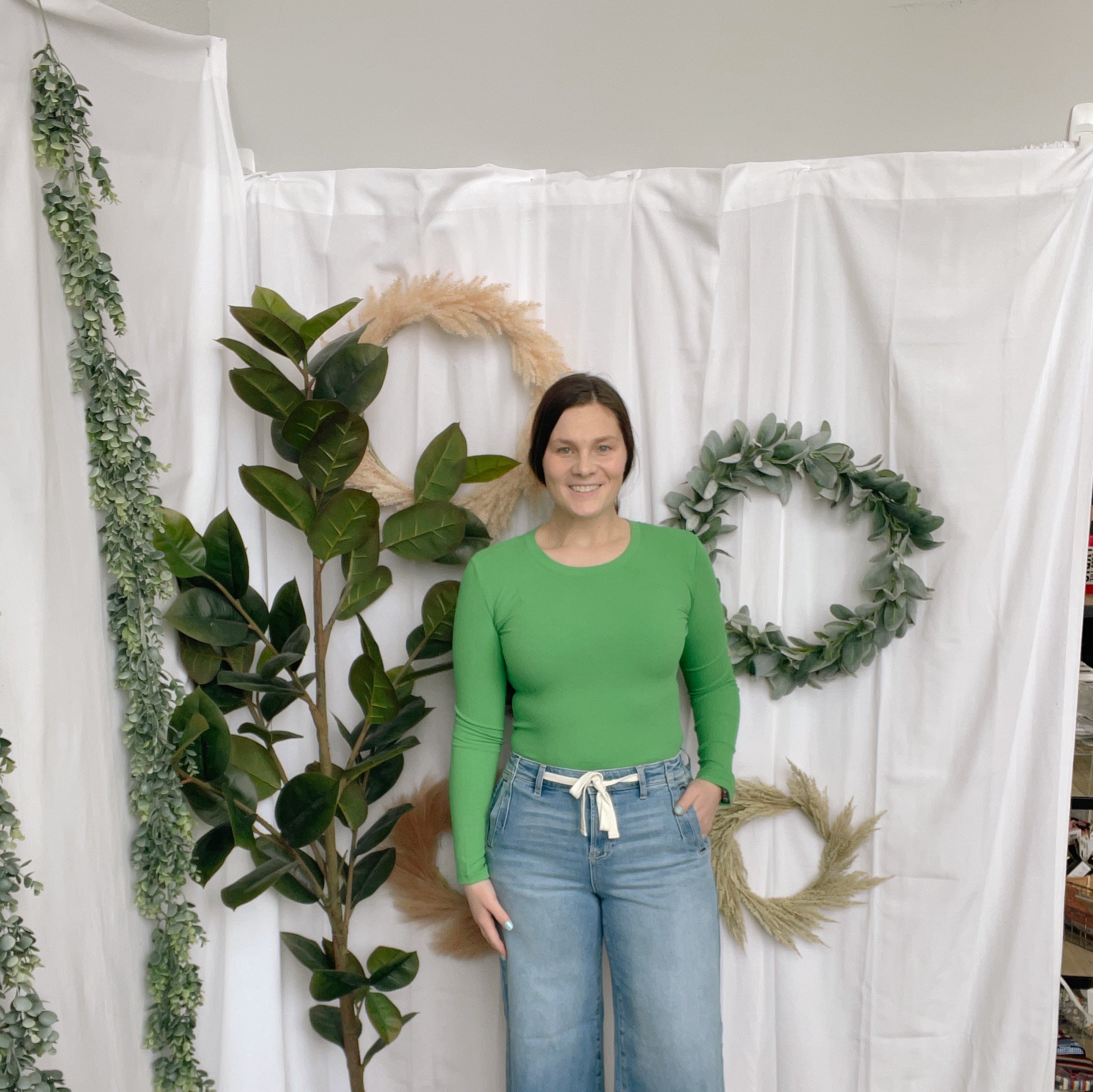 Mono B Essential Long Sleeve Top-Green-Long Sleeve Tops-mono b-The Silo Boutique, Women's Fashion Boutique Located in Warren and Grand Forks North Dakota