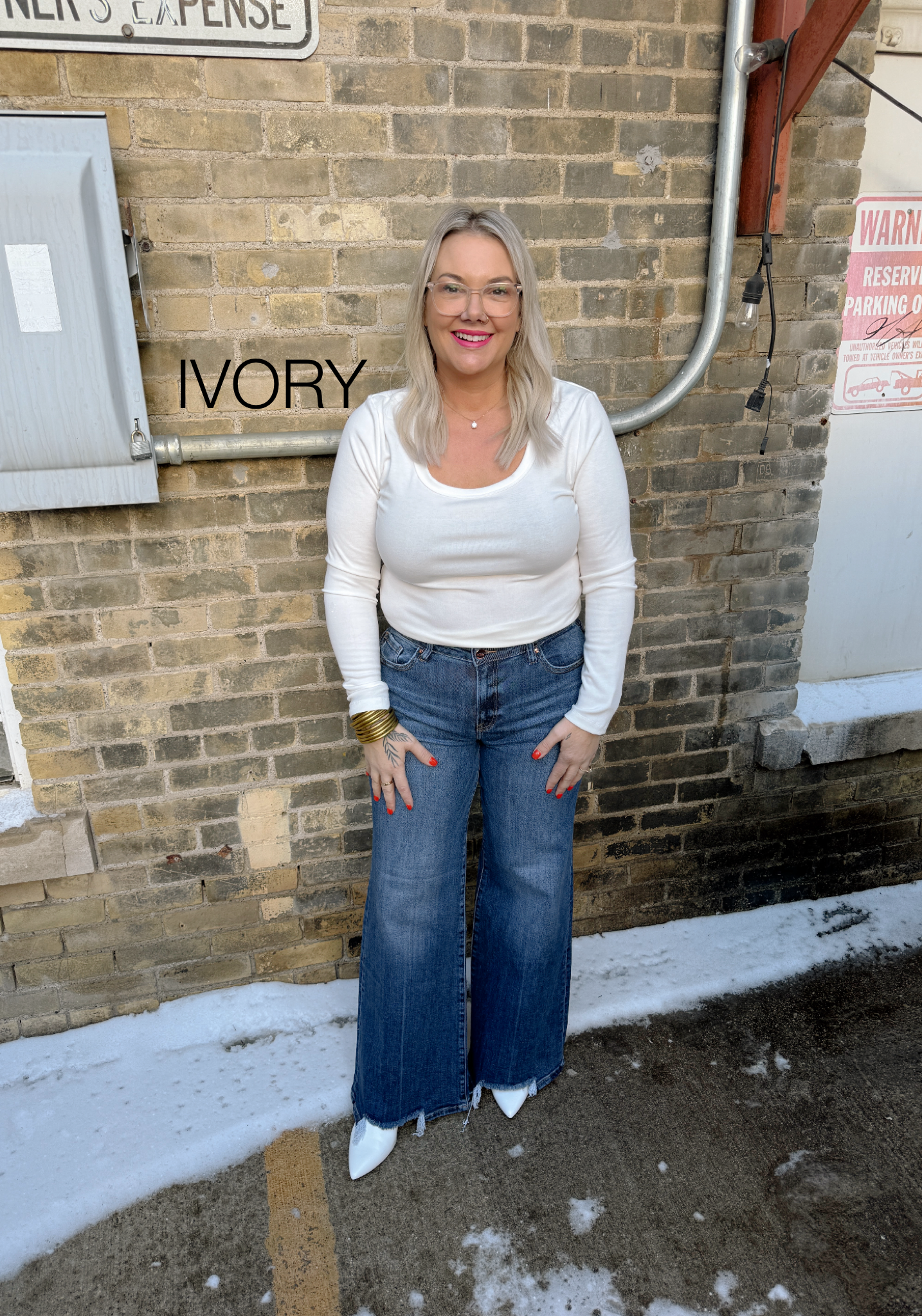 Be Cool Scoop Basic Long Sleeve Top-Long Sleeve Tops-be cool-The Silo Boutique, Women's Fashion Boutique Located in Warren and Grand Forks North Dakota