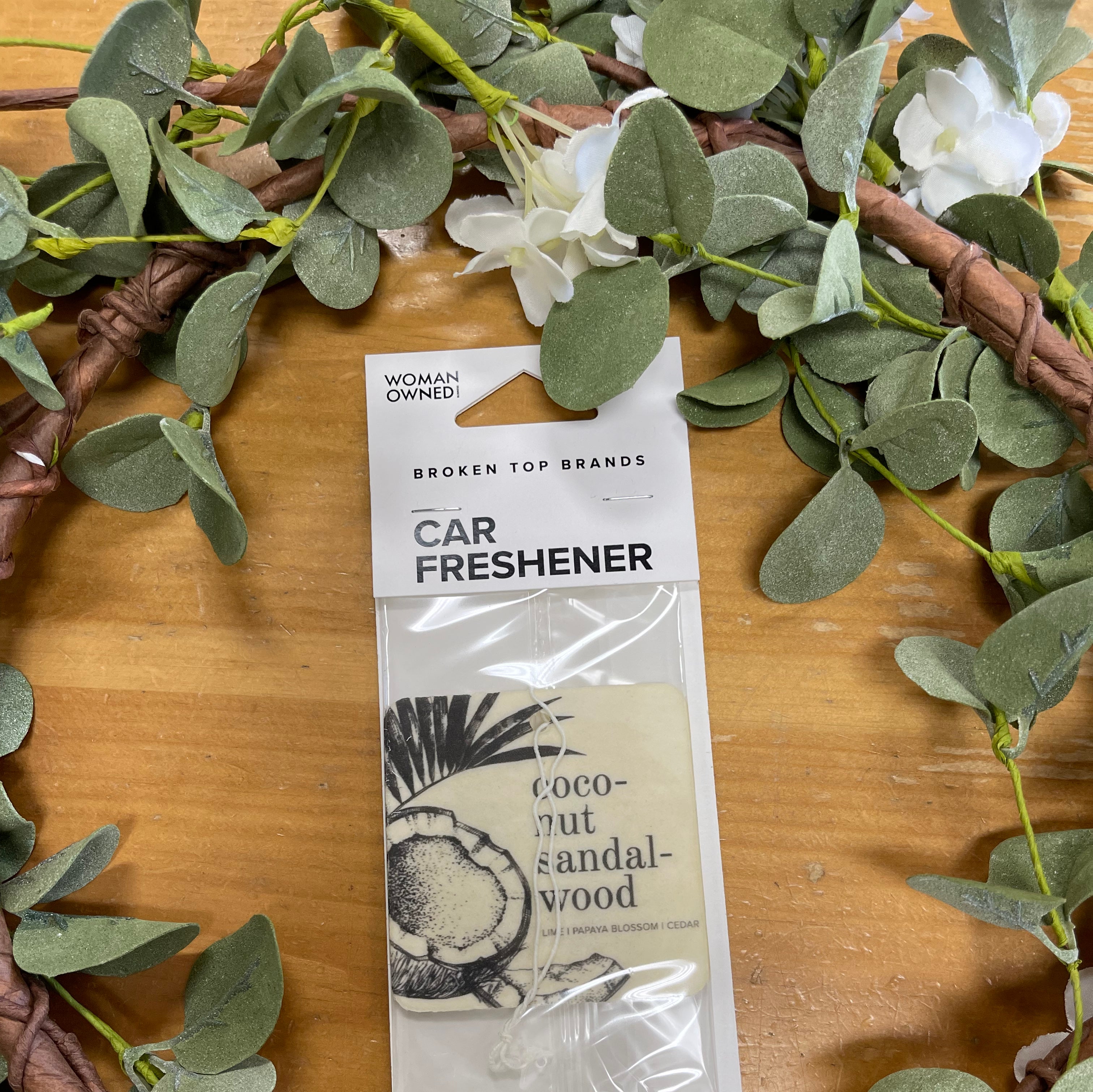 Broken Top Car Fresheners-Coconut Sandalwood-Room Sprays-broken top-The Silo Boutique, Women's Fashion Boutique Located in Warren and Grand Forks North Dakota