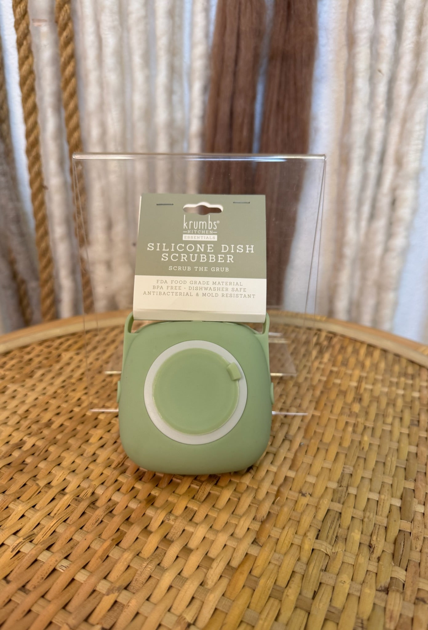 Krumbs Kitchen Silicone Dish Scrubber-Scrubbers-dm-The Silo Boutique, Women's Fashion Boutique Located in Warren and Grand Forks North Dakota