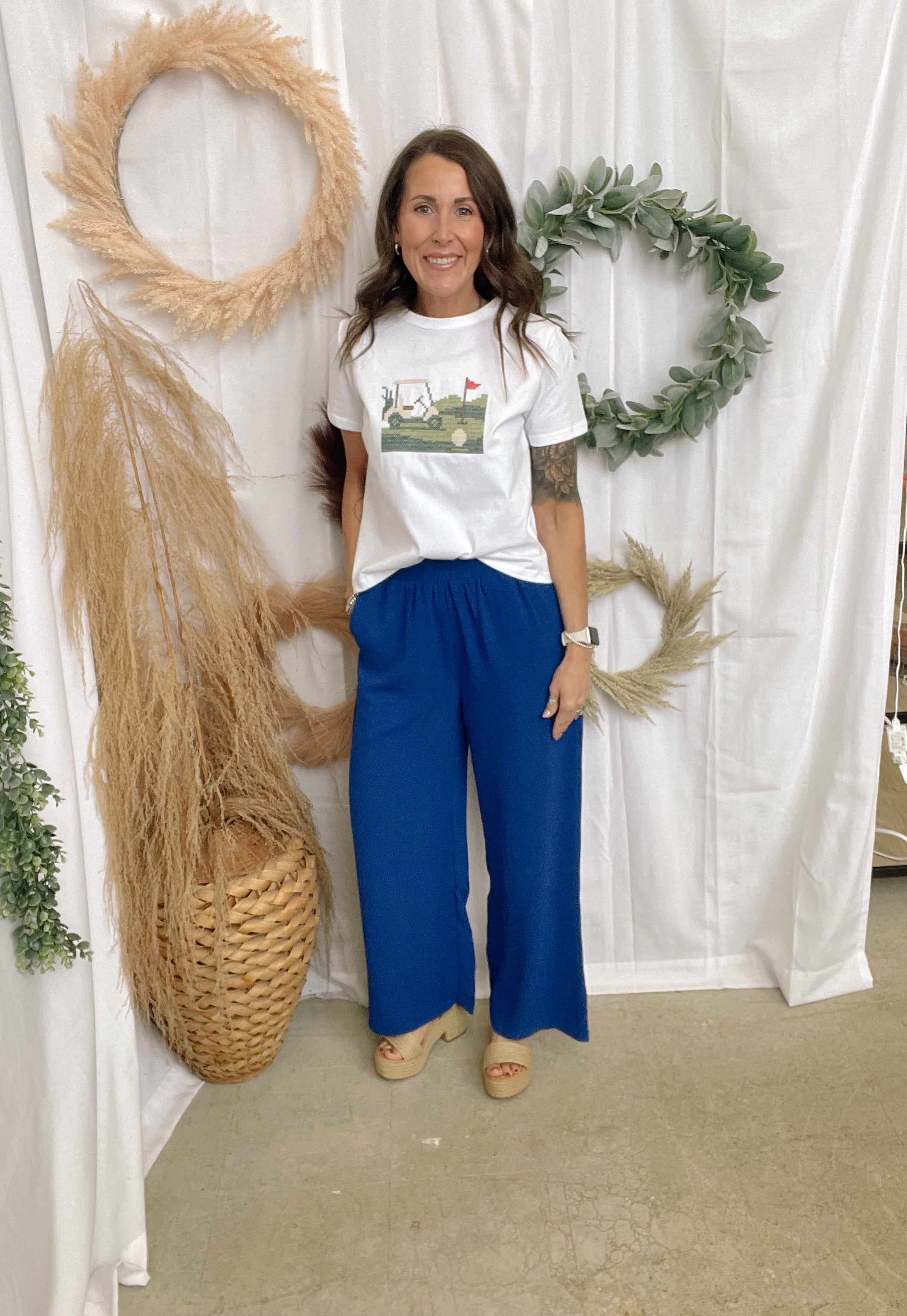 Golf Cart Tee-Short Sleeve Tops-wishlist-The Silo Boutique, Women's Fashion Boutique Located in Warren and Grand Forks North Dakota