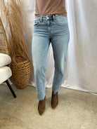 Mica Blue Lava Straight Leg Jeans-Jeans-mica-The Silo Boutique, Women's Fashion Boutique Located in Warren and Grand Forks North Dakota