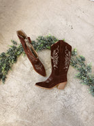 Miracle Miles Flora Boots-Brown-Boots-miracle mile-The Silo Boutique, Women's Fashion Boutique Located in Warren and Grand Forks North Dakota
