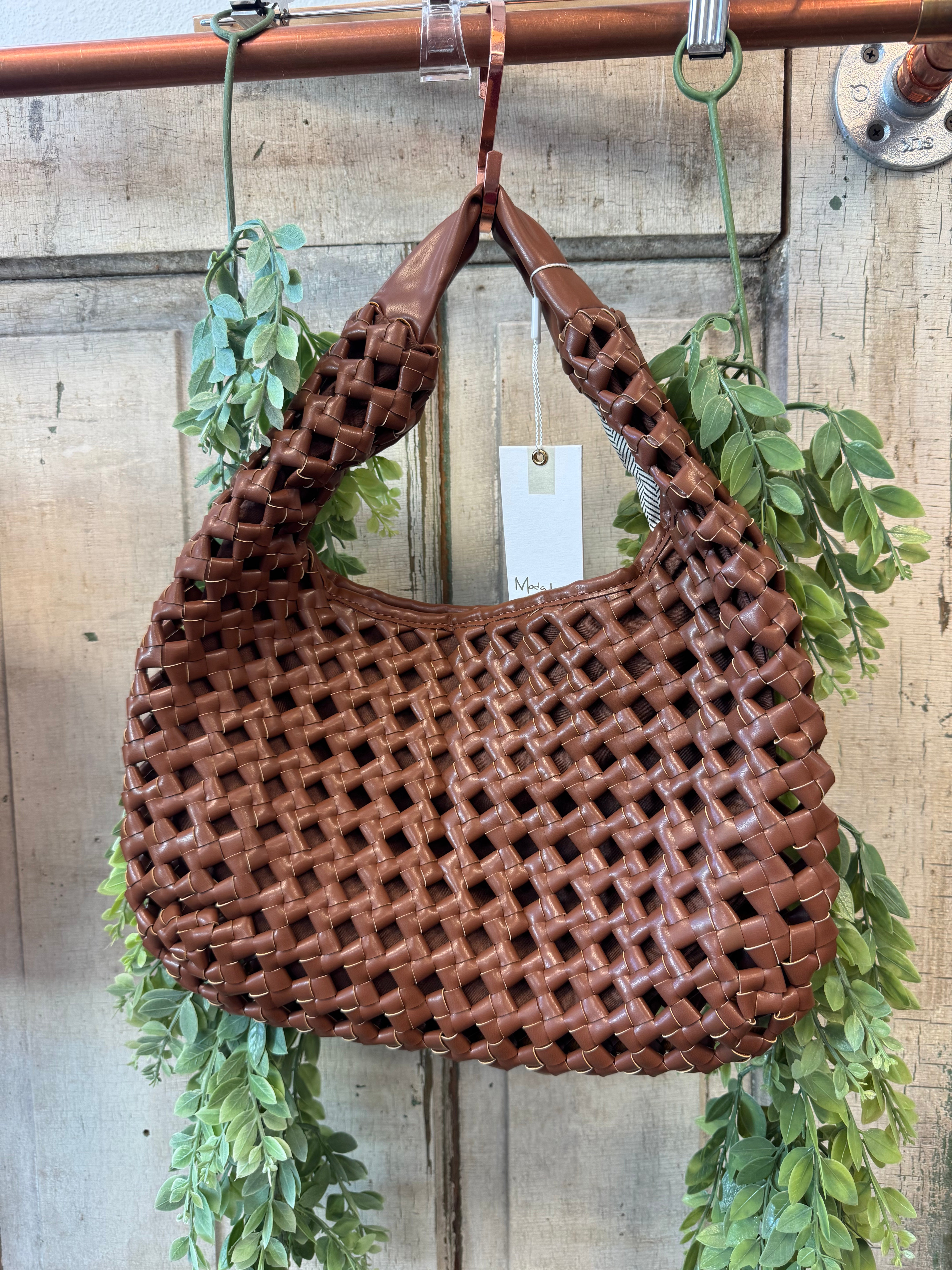 Moda Luxe Richelle Purse-Chocolate-Crossbody Purses-moda-The Silo Boutique, Women's Fashion Boutique Located in Warren and Grand Forks North Dakota