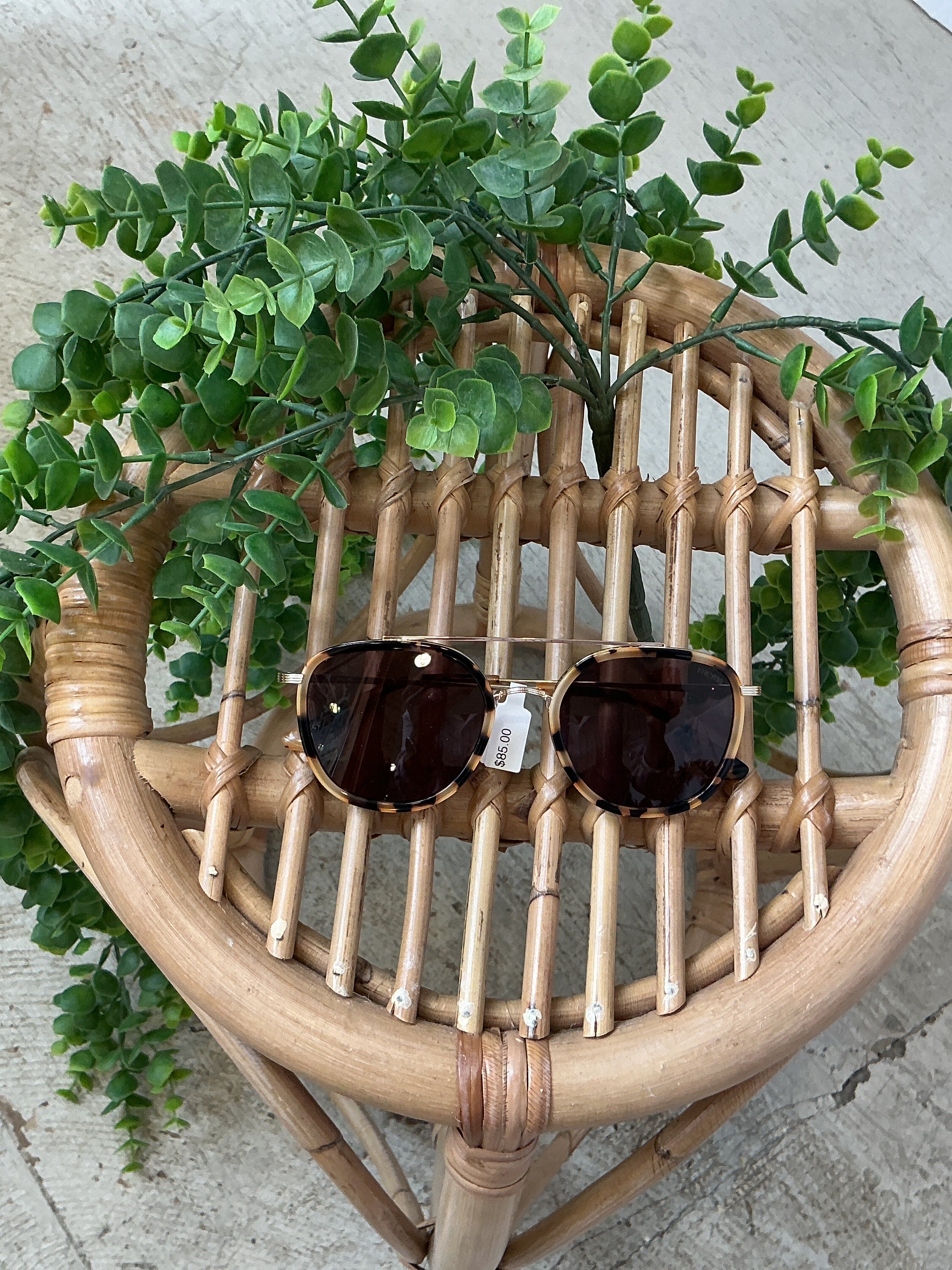 Freyrs Weston Round Sunglasses-Milky-Sunglasses-freyers-The Silo Boutique, Women's Fashion Boutique Located in Warren and Grand Forks North Dakota