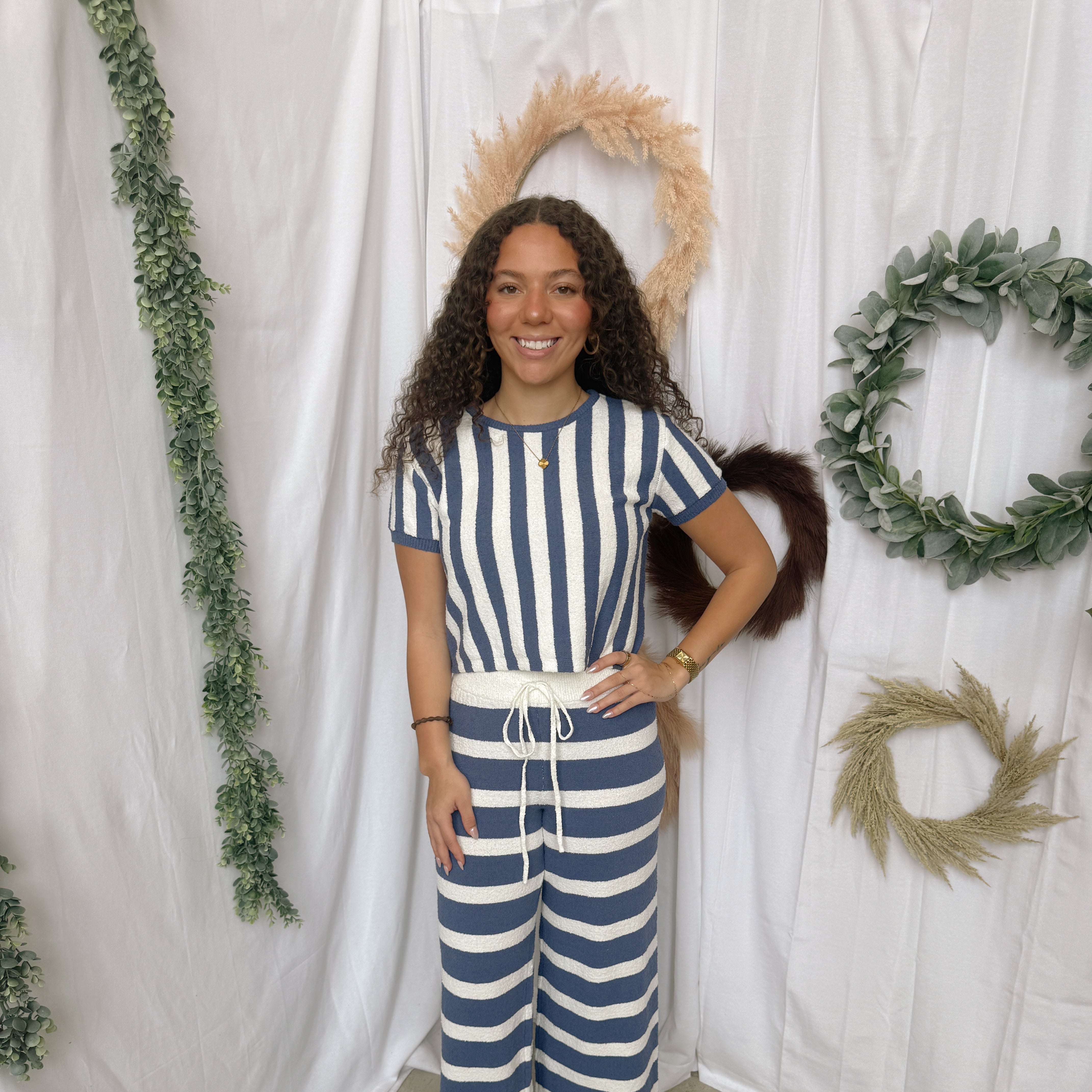 Blue Babe Outfit Set-Outfit Sets-by together-The Silo Boutique, Women's Fashion Boutique Located in Warren and Grand Forks North Dakota