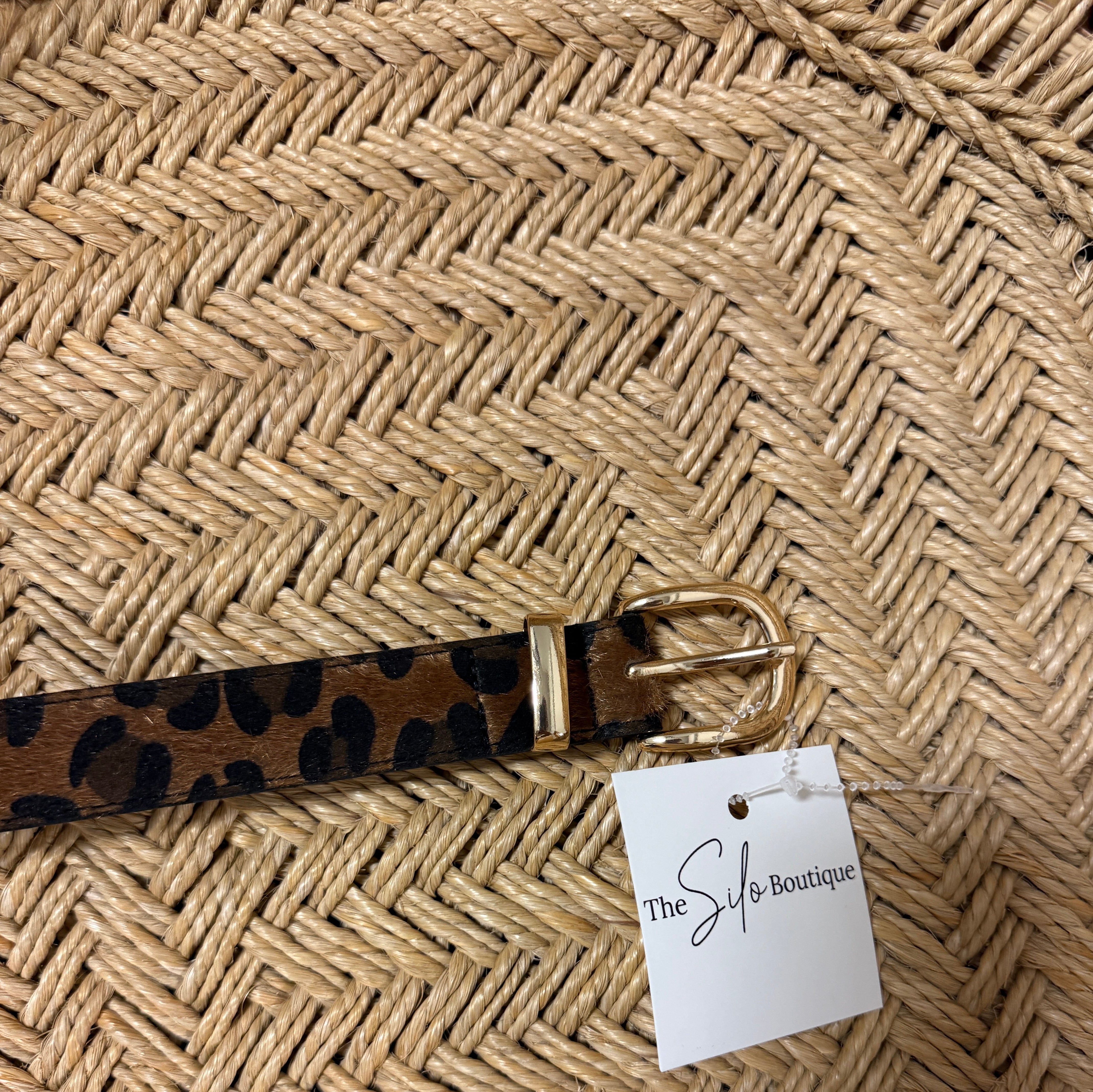 Leopard Faux Fur Belt-Belts-acity-The Silo Boutique, Women's Fashion Boutique Located in Warren and Grand Forks North Dakota