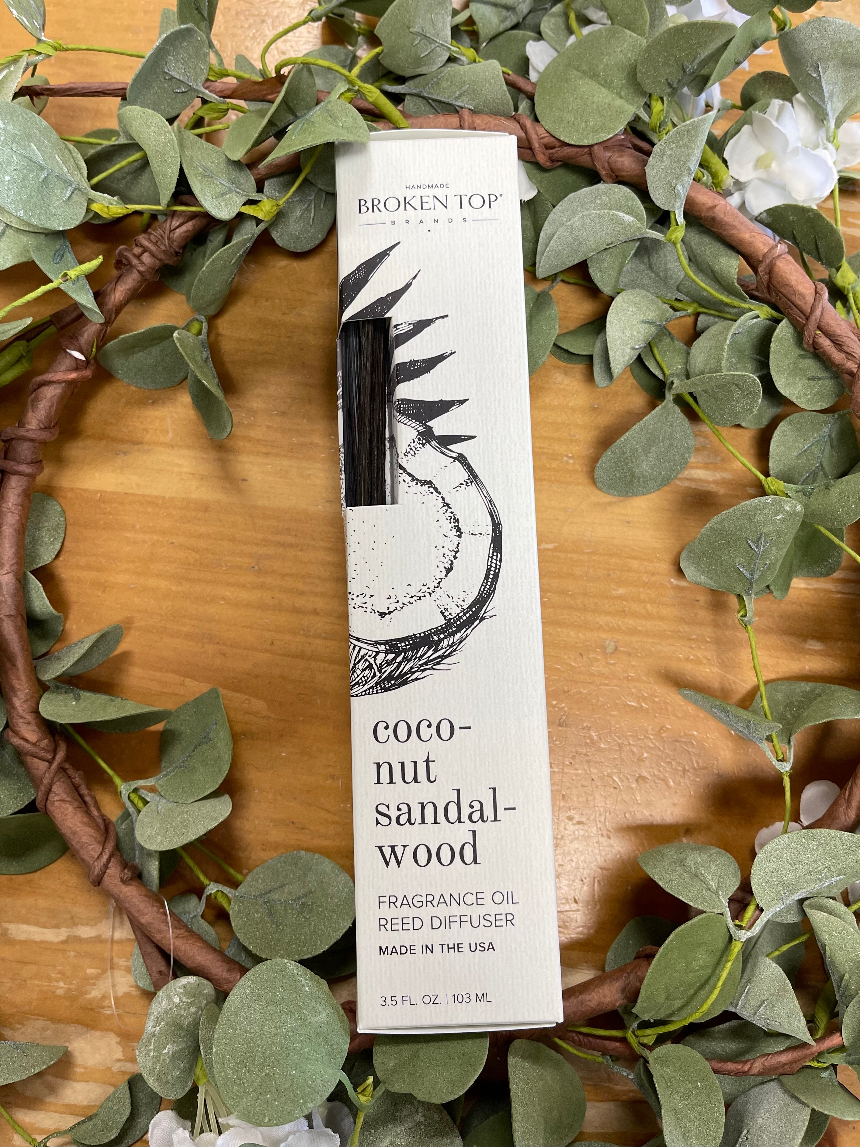 Broken Top Diffuser-Coconut Sandalwood-Room Sprays-broken top-The Silo Boutique, Women's Fashion Boutique Located in Warren and Grand Forks North Dakota