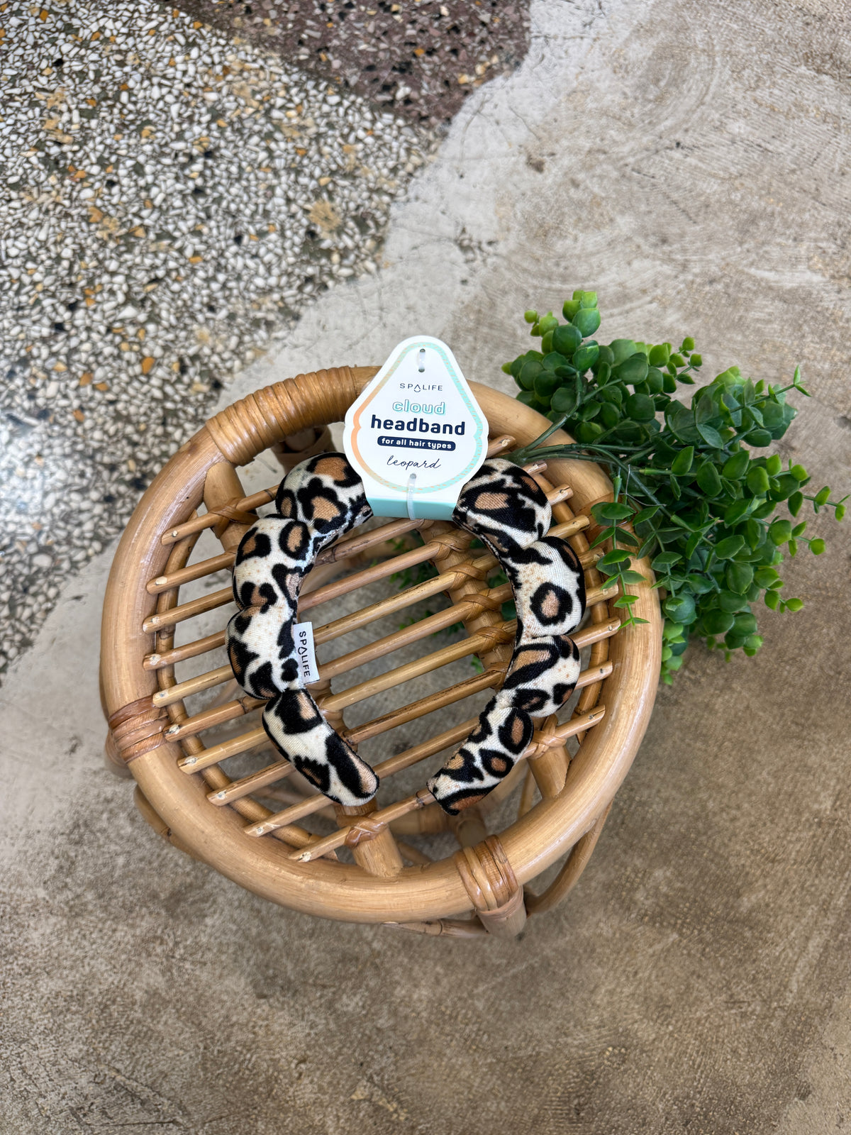 Bubble Headband-Leopard-Hair Accessories-spa life-The Silo Boutique, Women's Fashion Boutique Located in Warren and Grand Forks North Dakota