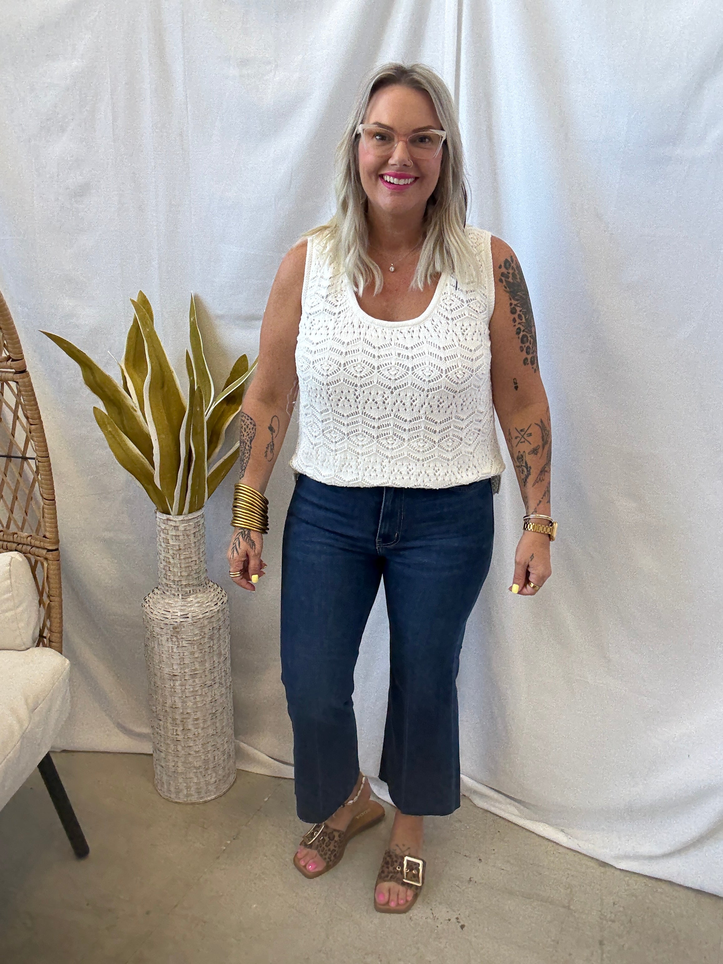 LTJ Sicily Crop Dark Wash Jeans-Jeans-Letters to Juliet-The Silo Boutique, Women's Fashion Boutique Located in Warren and Grand Forks North Dakota