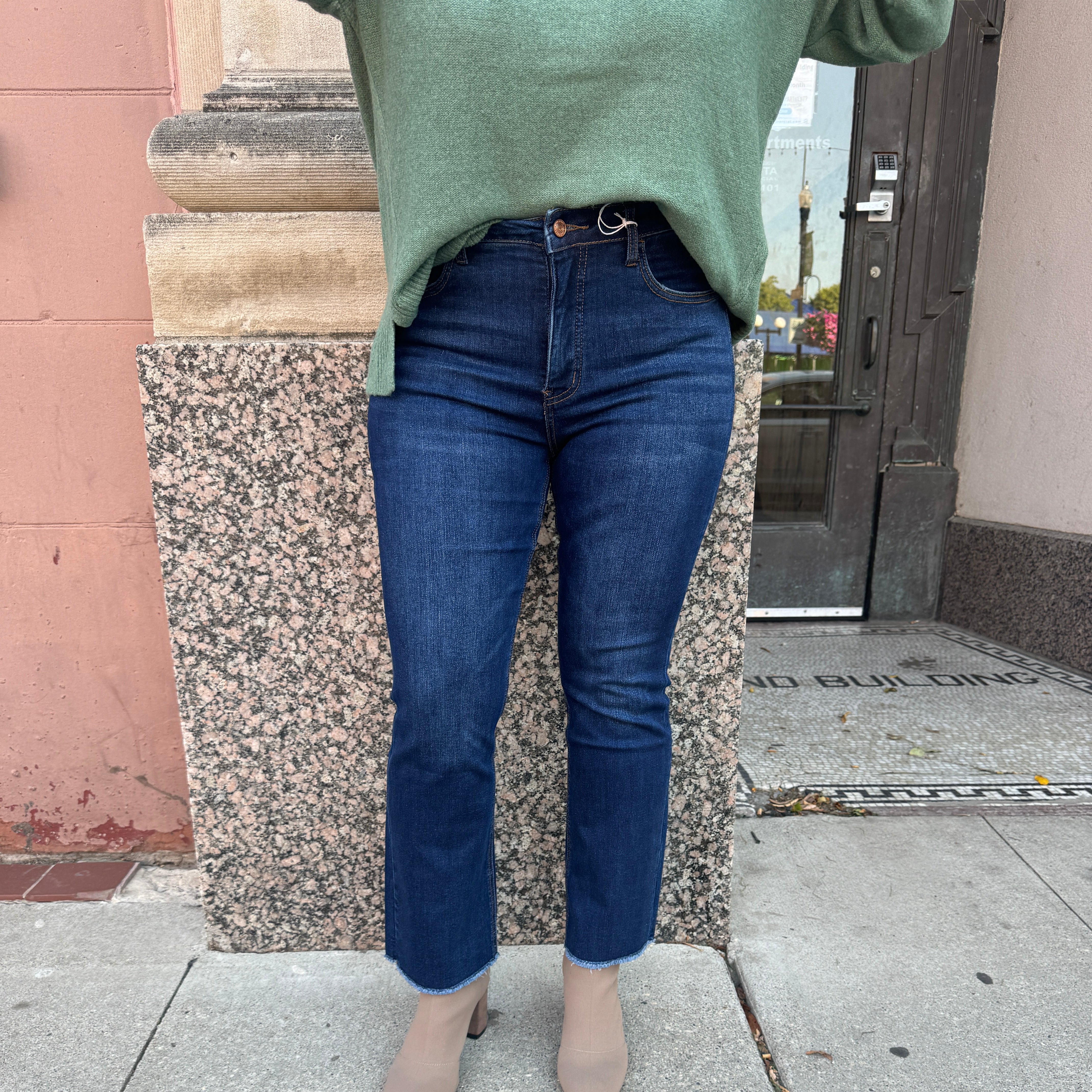 Lovervet Dark Denim Jeans-Jeans-lovervet-The Silo Boutique, Women's Fashion Boutique Located in Warren and Grand Forks North Dakota