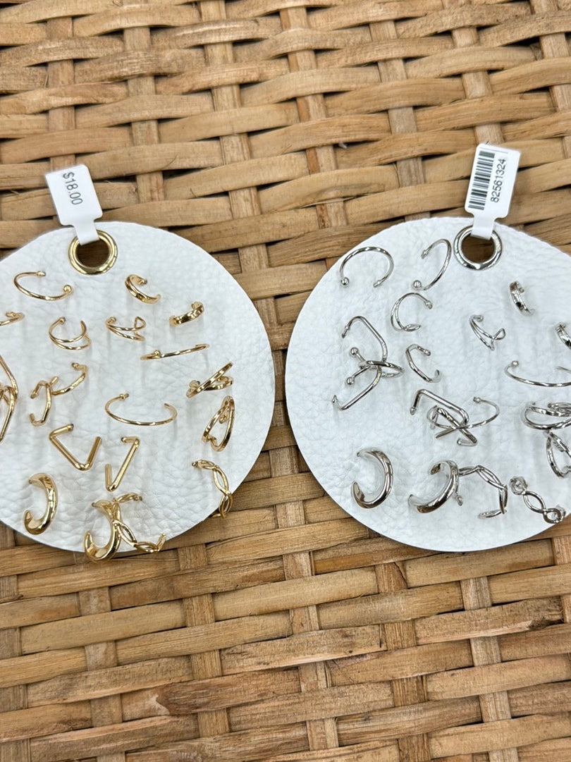 10 Hoop There It Is Set-earrings-Fame-The Silo Boutique, Women's Fashion Boutique Located in Warren and Grand Forks North Dakota