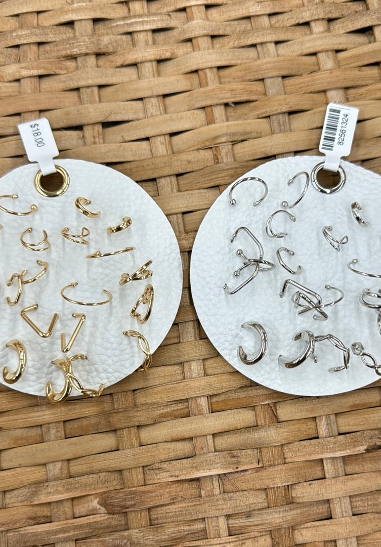 10 Hoop There It Is Set-earrings-Fame-The Silo Boutique, Women's Fashion Boutique Located in Warren and Grand Forks North Dakota