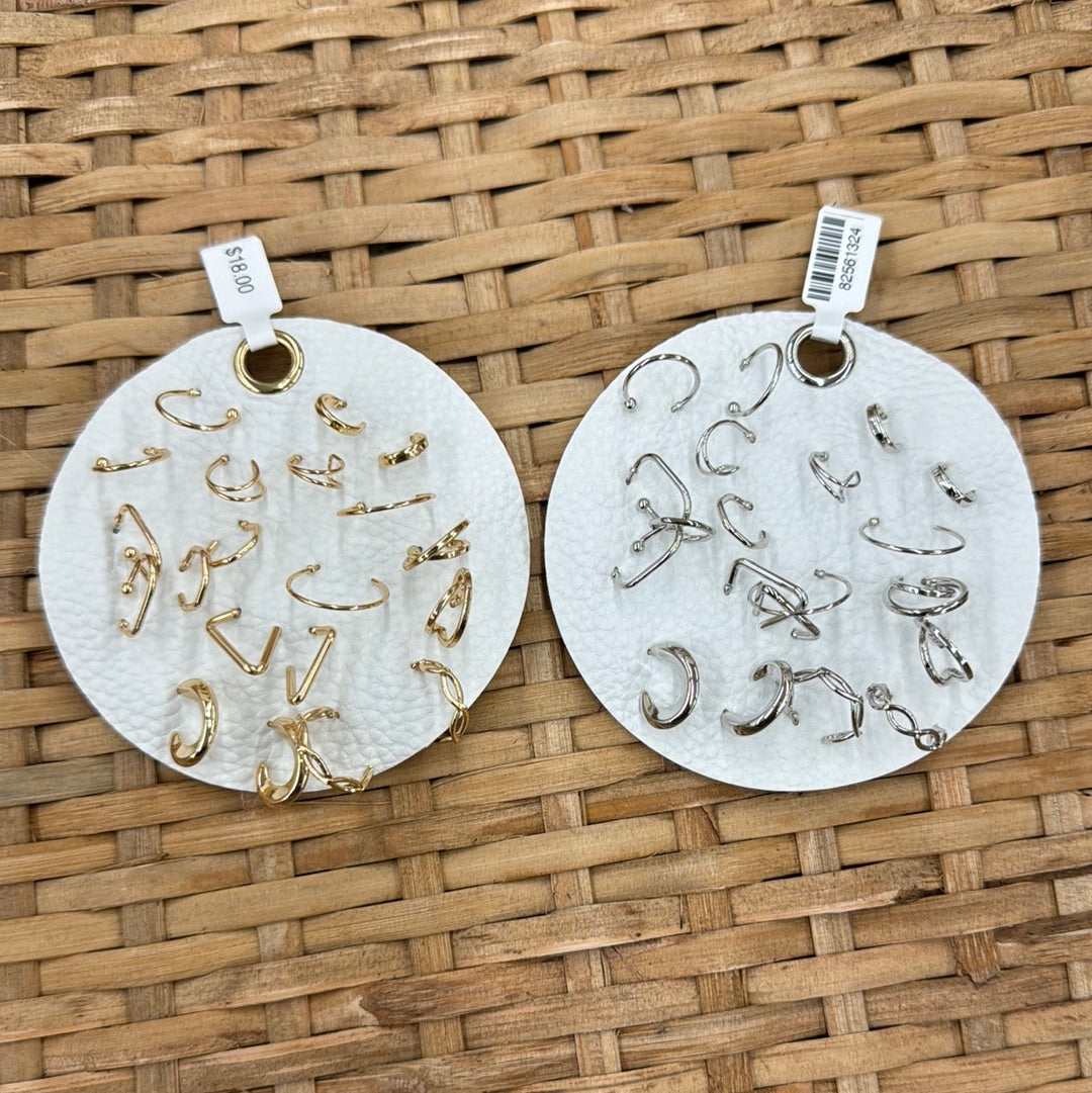 10 Hoop There It Is Set-earrings-Fame-The Silo Boutique, Women's Fashion Boutique Located in Warren and Grand Forks North Dakota