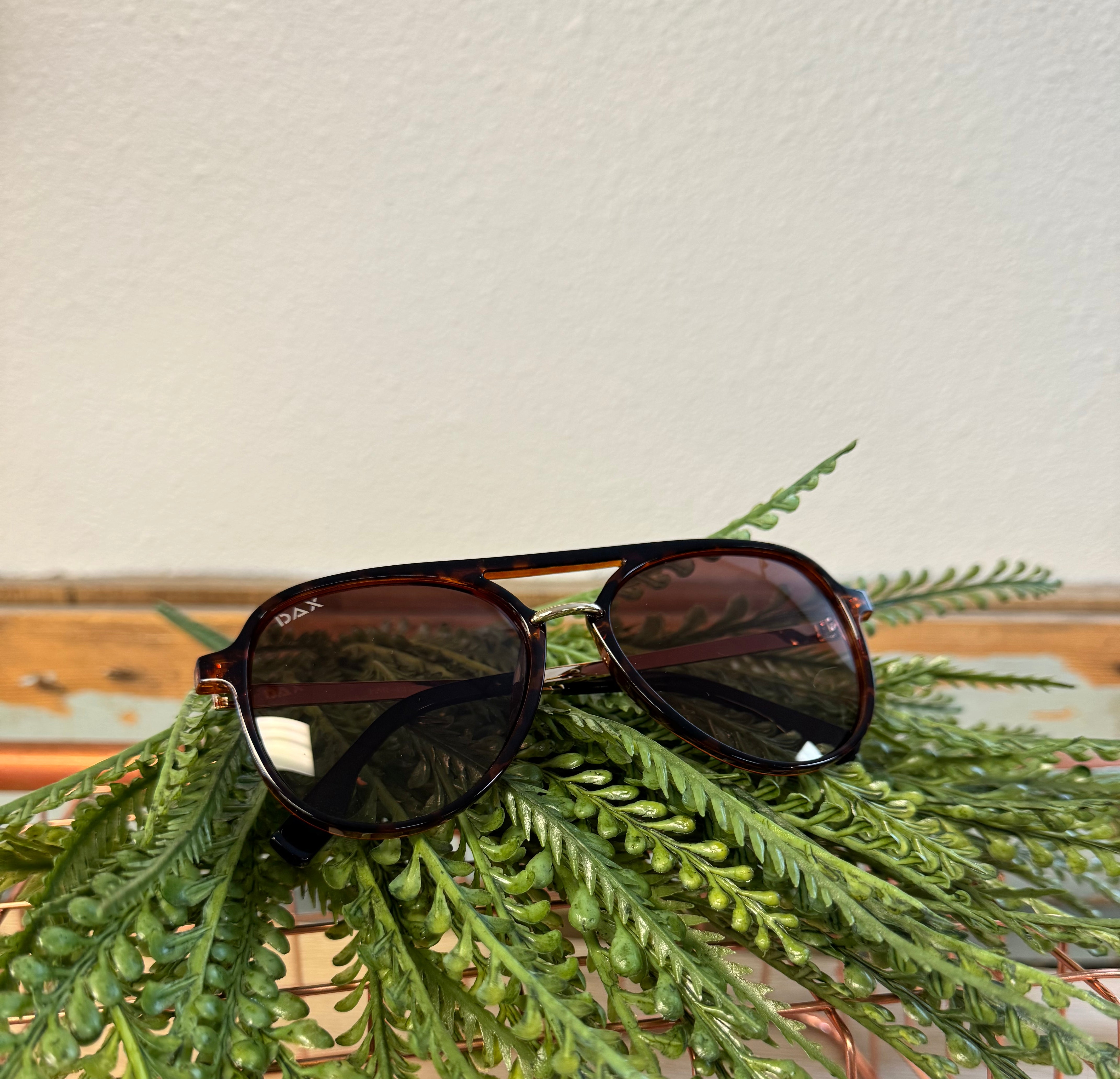 Dax Earhart Cheetah Aviator Sunglasses-Sunglasses-dax-The Silo Boutique, Women's Fashion Boutique Located in Warren and Grand Forks North Dakota