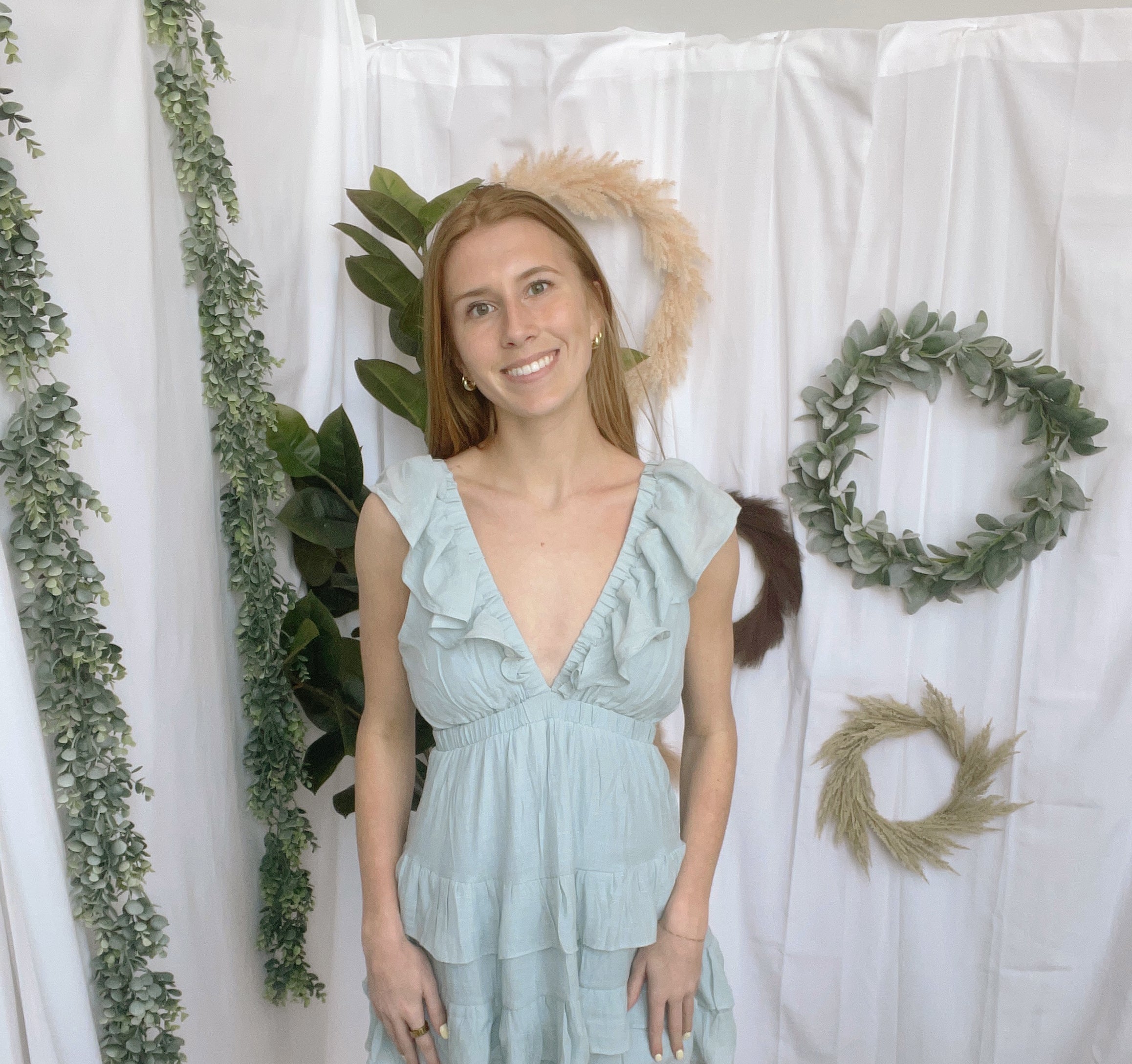 Baby Blue Ruffle Dress-Dresses-hyfve-The Silo Boutique, Women's Fashion Boutique Located in Warren and Grand Forks North Dakota