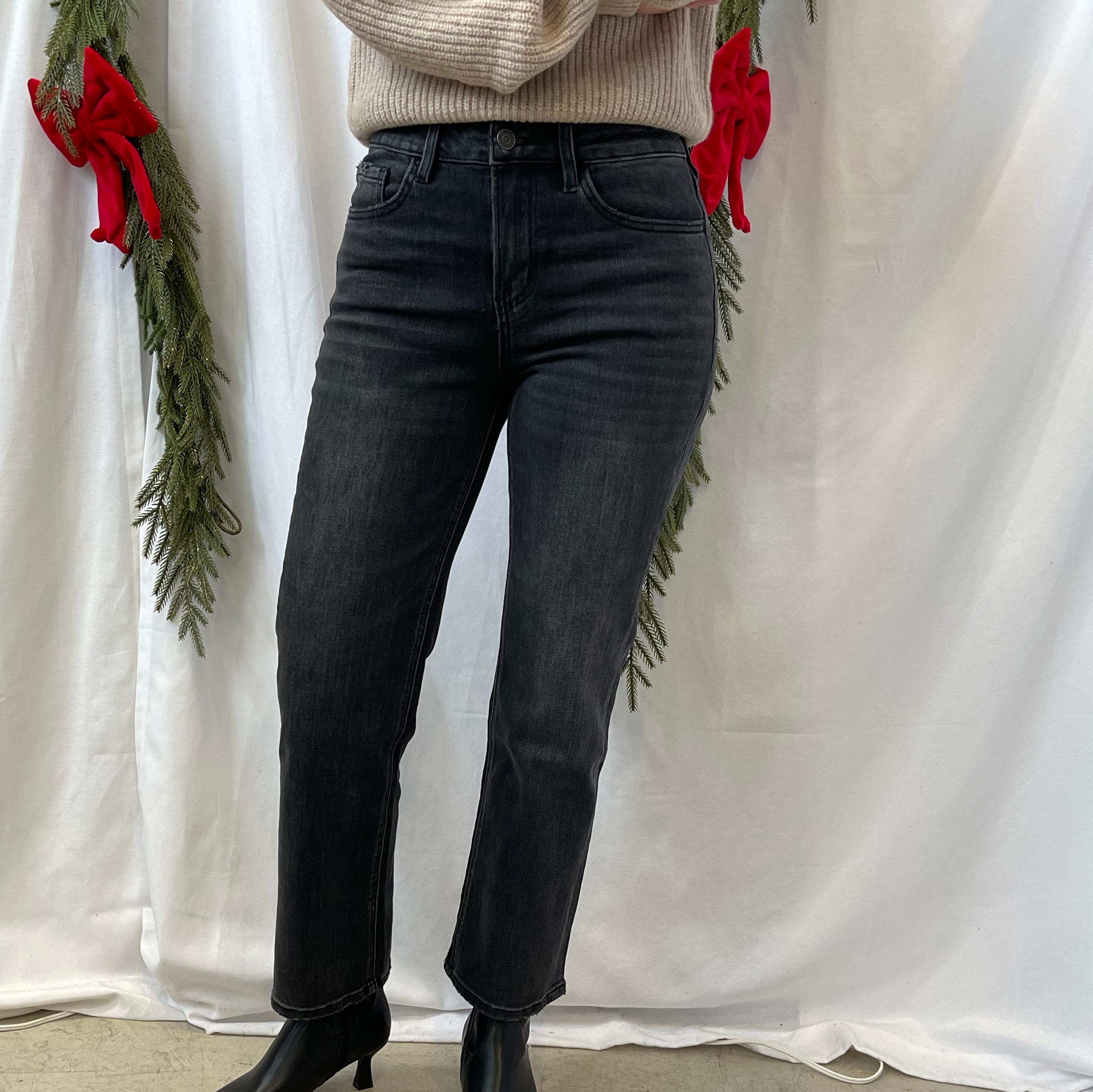 Flying Monkey Luminary Black Jeans-Jeans-flying monkey-The Silo Boutique, Women's Fashion Boutique Located in Warren and Grand Forks North Dakota