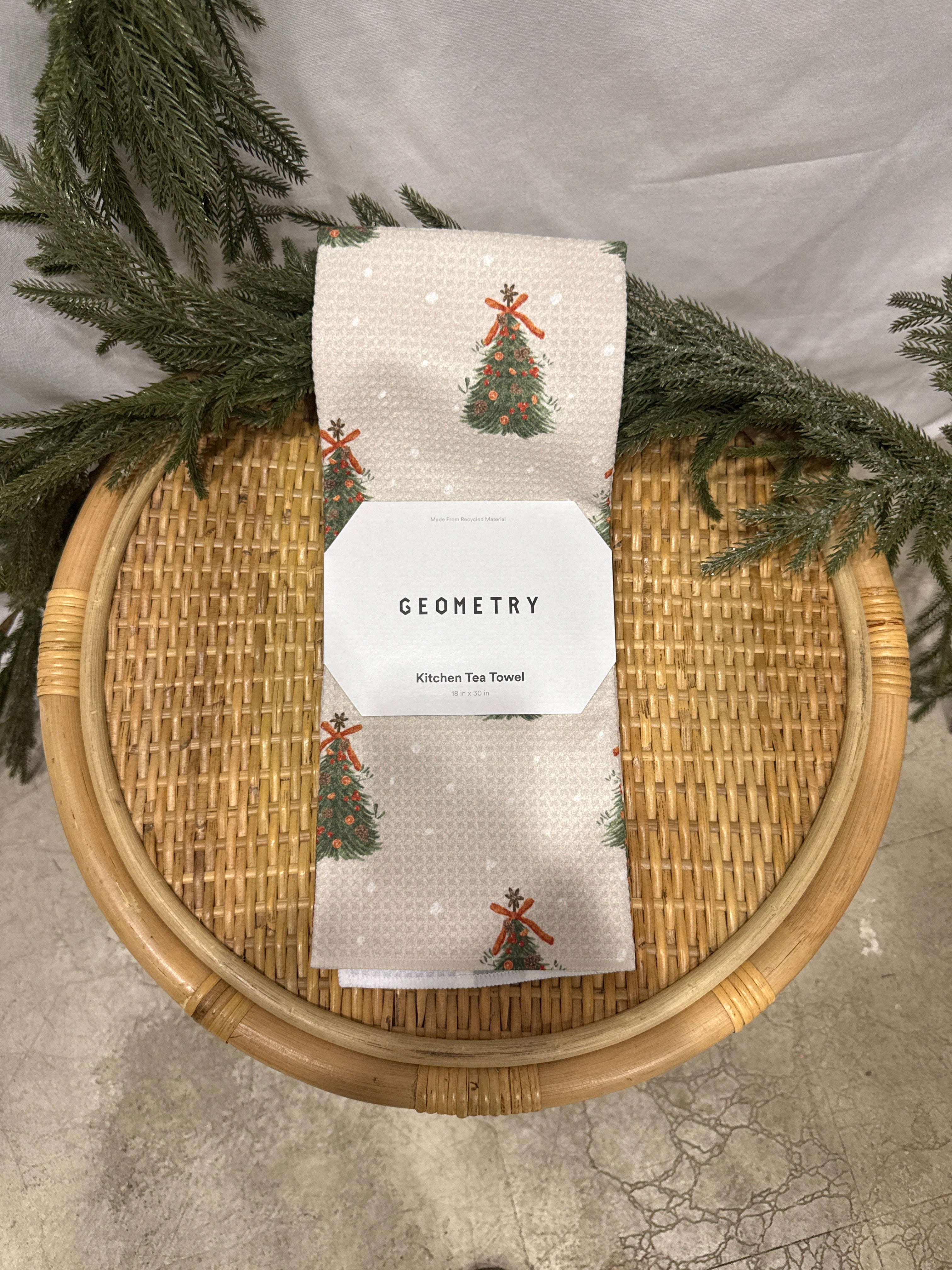 Geometry Tea Towel-dish cloth-geometry-The Silo Boutique, Women's Fashion Boutique Located in Warren and Grand Forks North Dakota