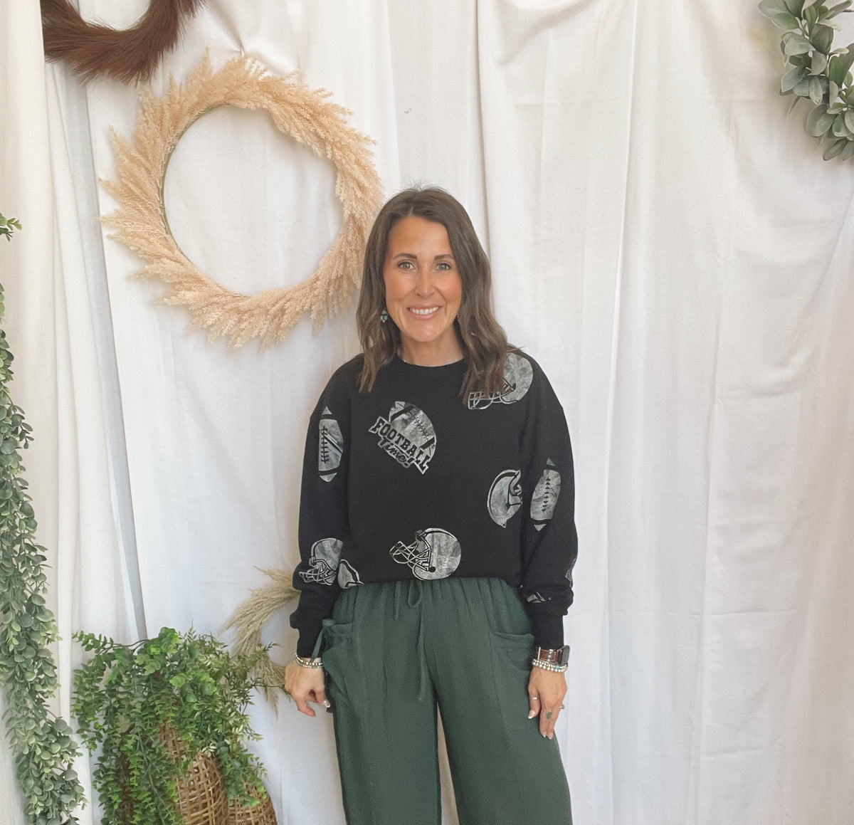 Jane Vintage Gauze Pants-Jade-Pants-jade by jane-The Silo Boutique, Women's Fashion Boutique Located in Warren and Grand Forks North Dakota