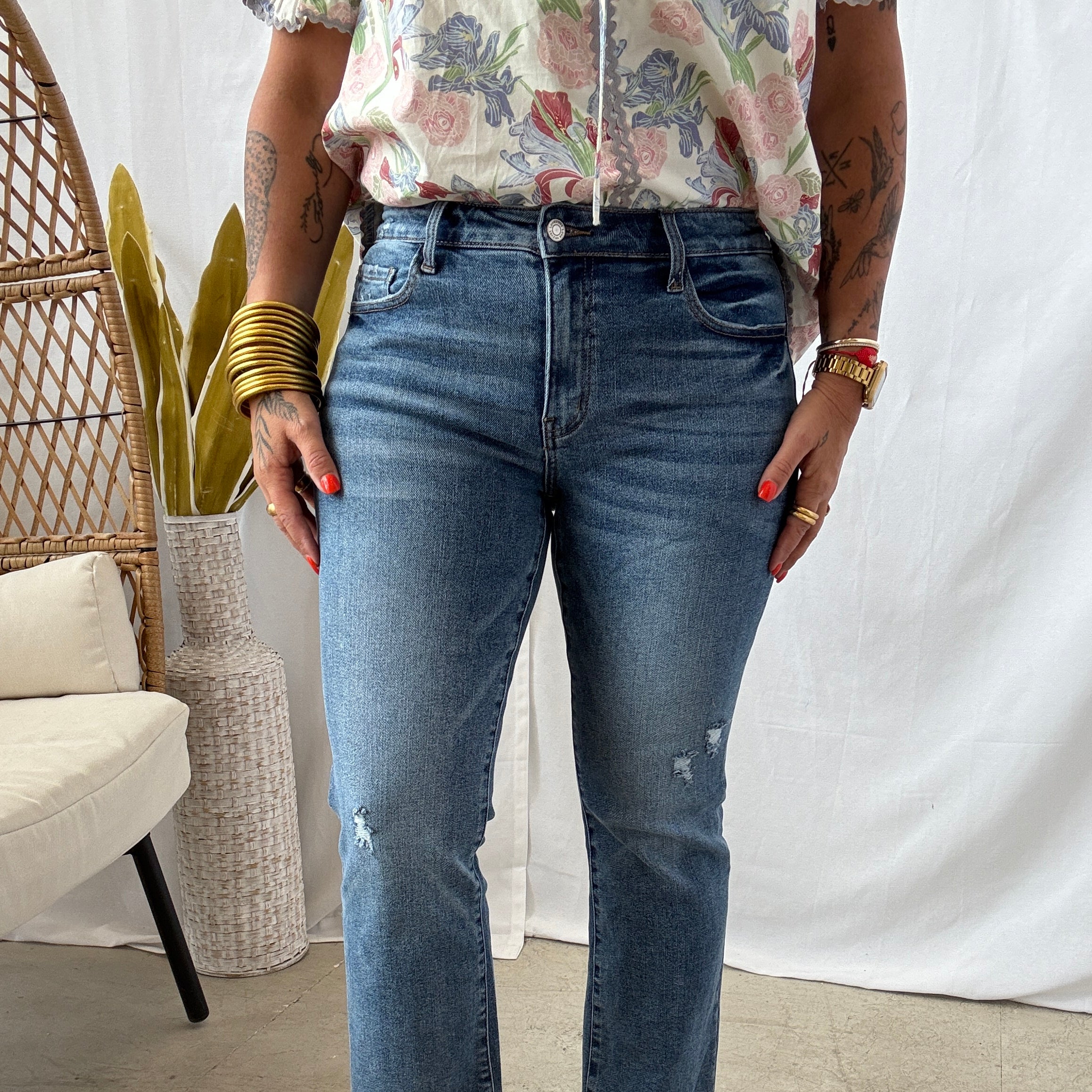 Lovervet Empathy Crop Jeans-Jeans-lovervet-The Silo Boutique, Women's Fashion Boutique Located in Warren and Grand Forks North Dakota