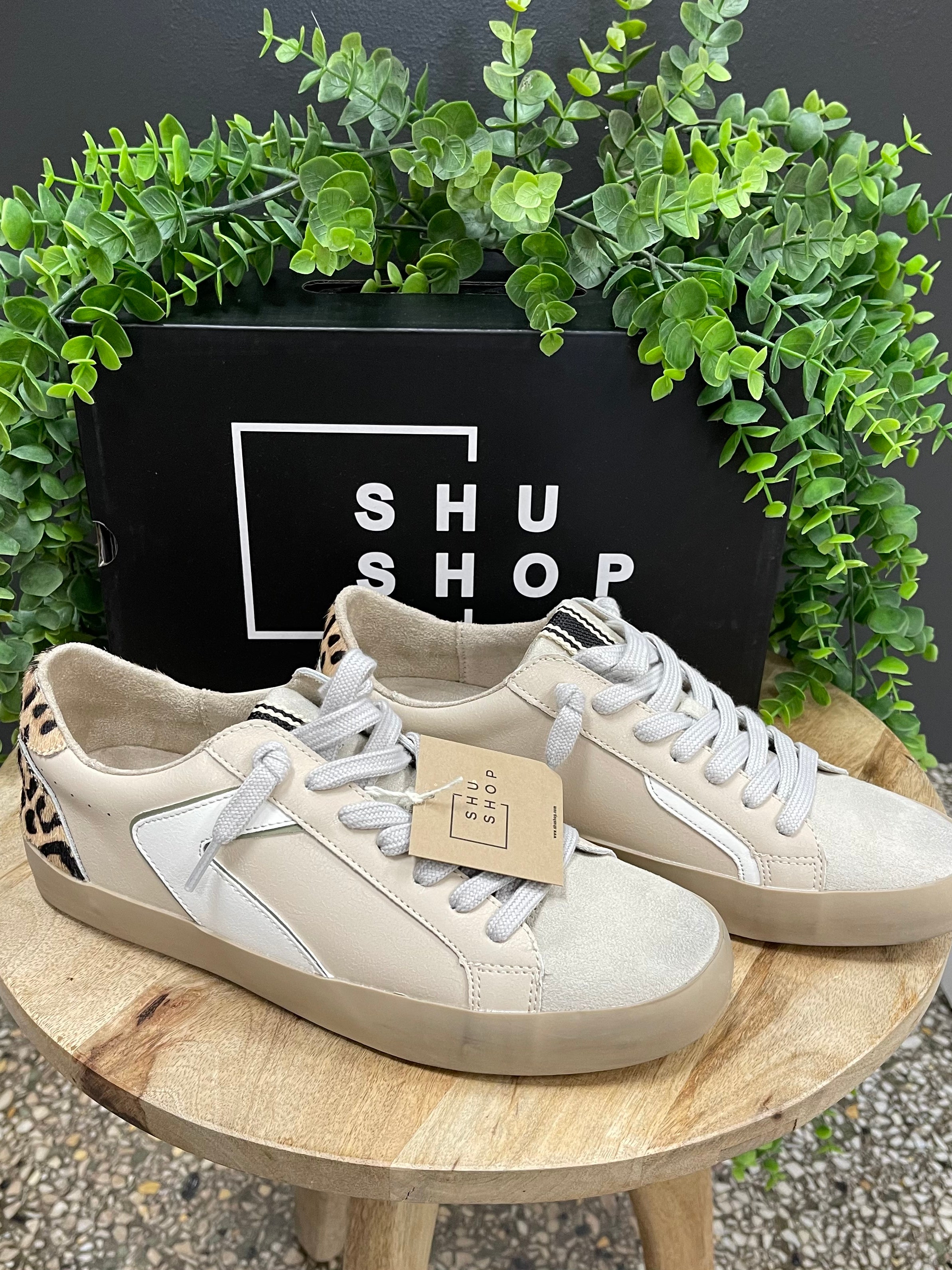 ShuShop Leopard Hair Sneaker-Sneakers-shu-The Silo Boutique, Women's Fashion Boutique Located in Warren and Grand Forks North Dakota