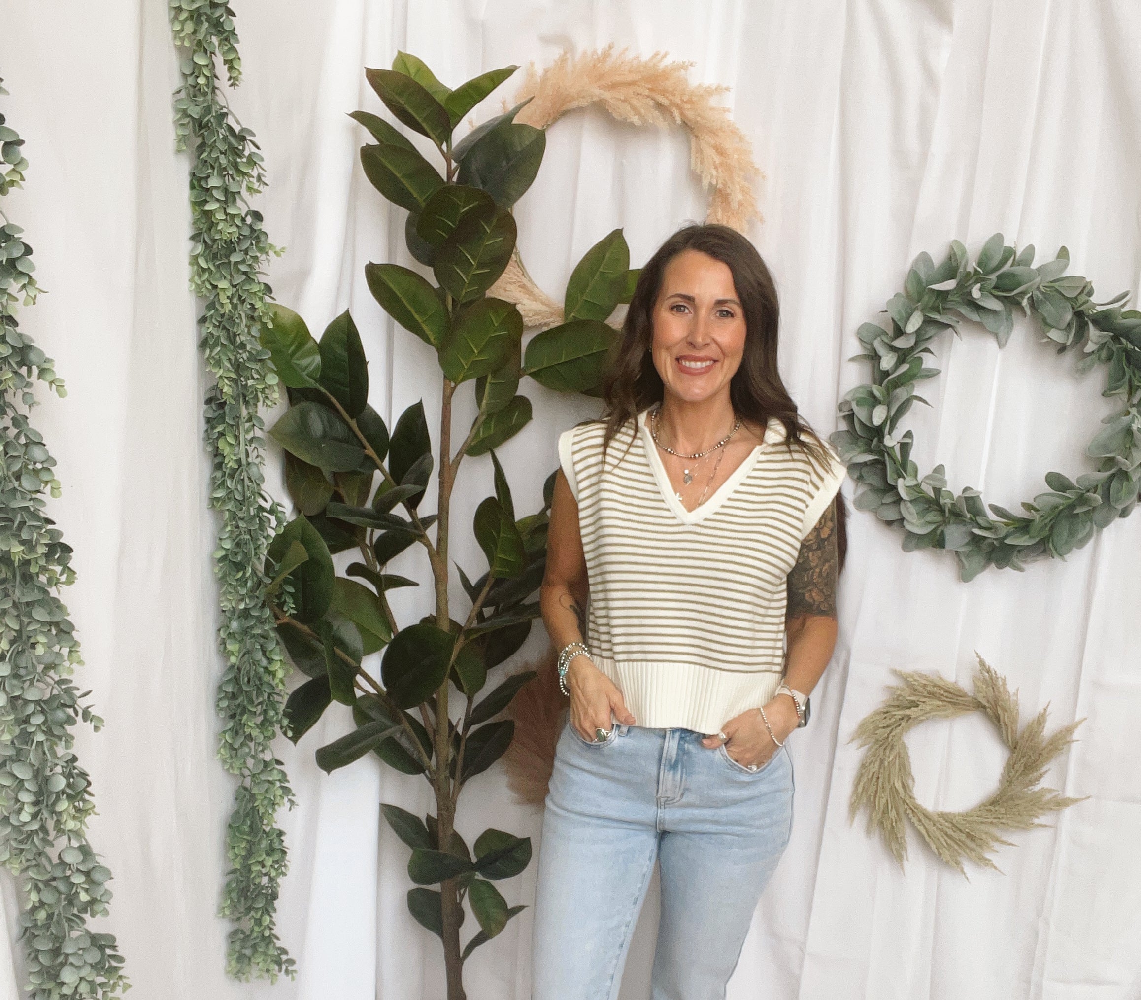 Mica Rock Blue Straight Jeans-Jeans-mica-The Silo Boutique, Women's Fashion Boutique Located in Warren and Grand Forks North Dakota