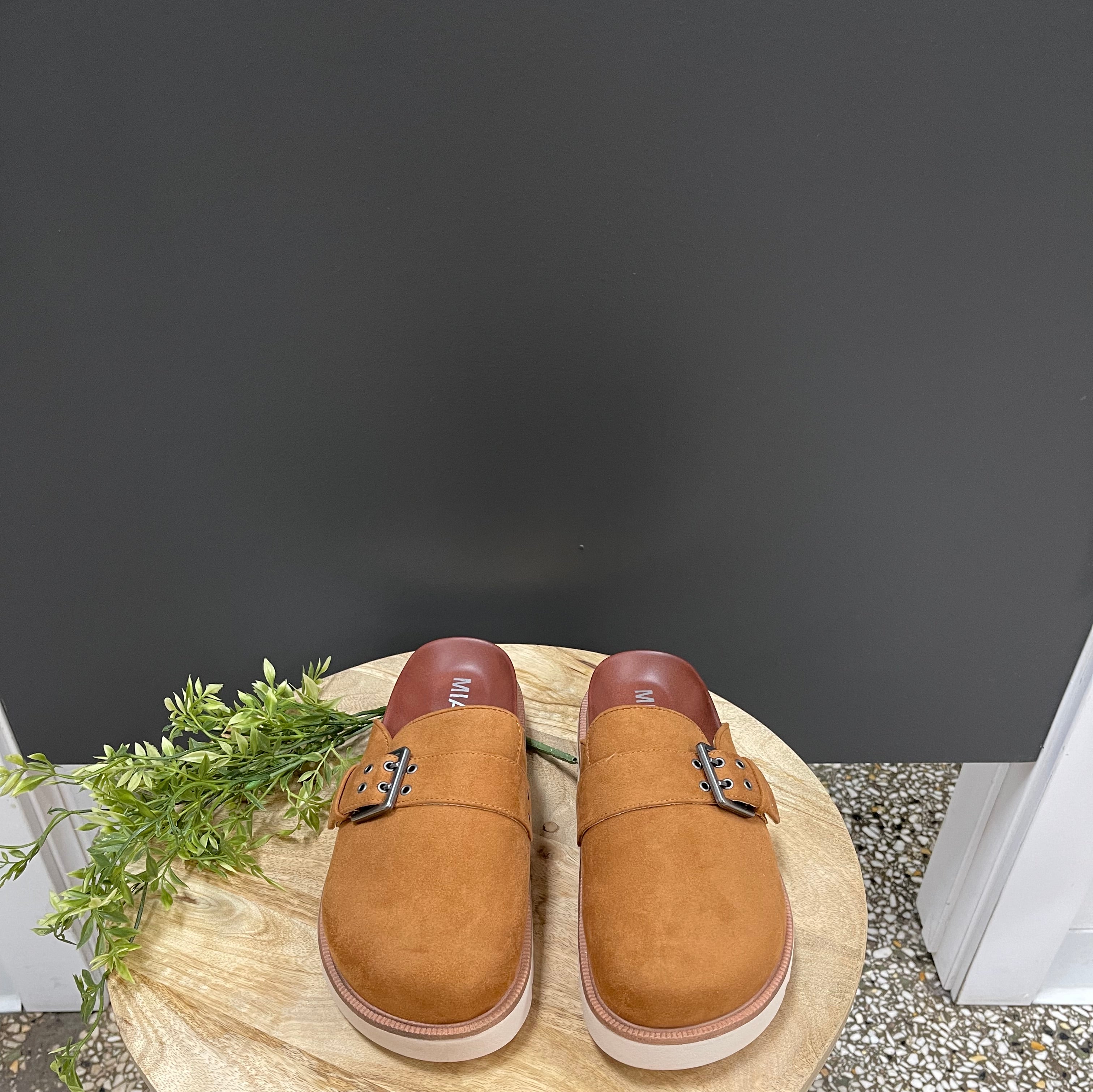 MIA Zamira Clog-Chestnut-Clogs-MIA-The Silo Boutique, Women's Fashion Boutique Located in Warren and Grand Forks North Dakota